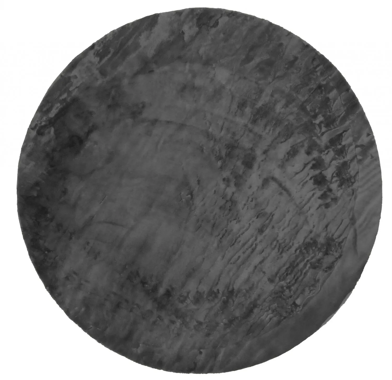 Runde Teppiche - Aranga Super Soft Fur (anthrazit)