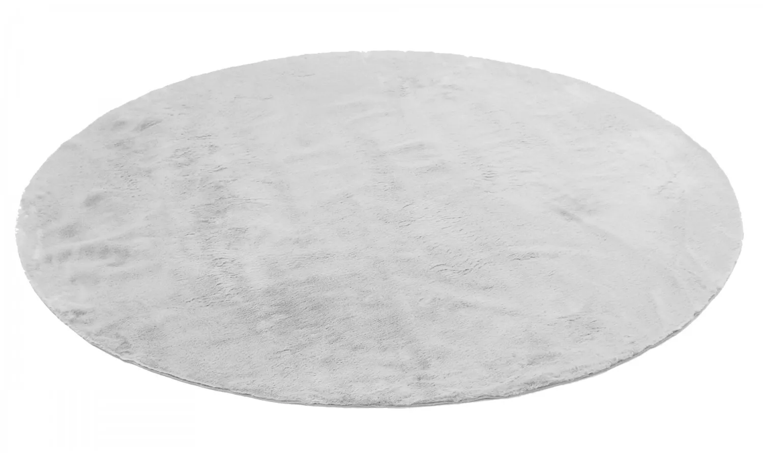 Runde Teppiche - Aranga Super Soft Fur (grau)