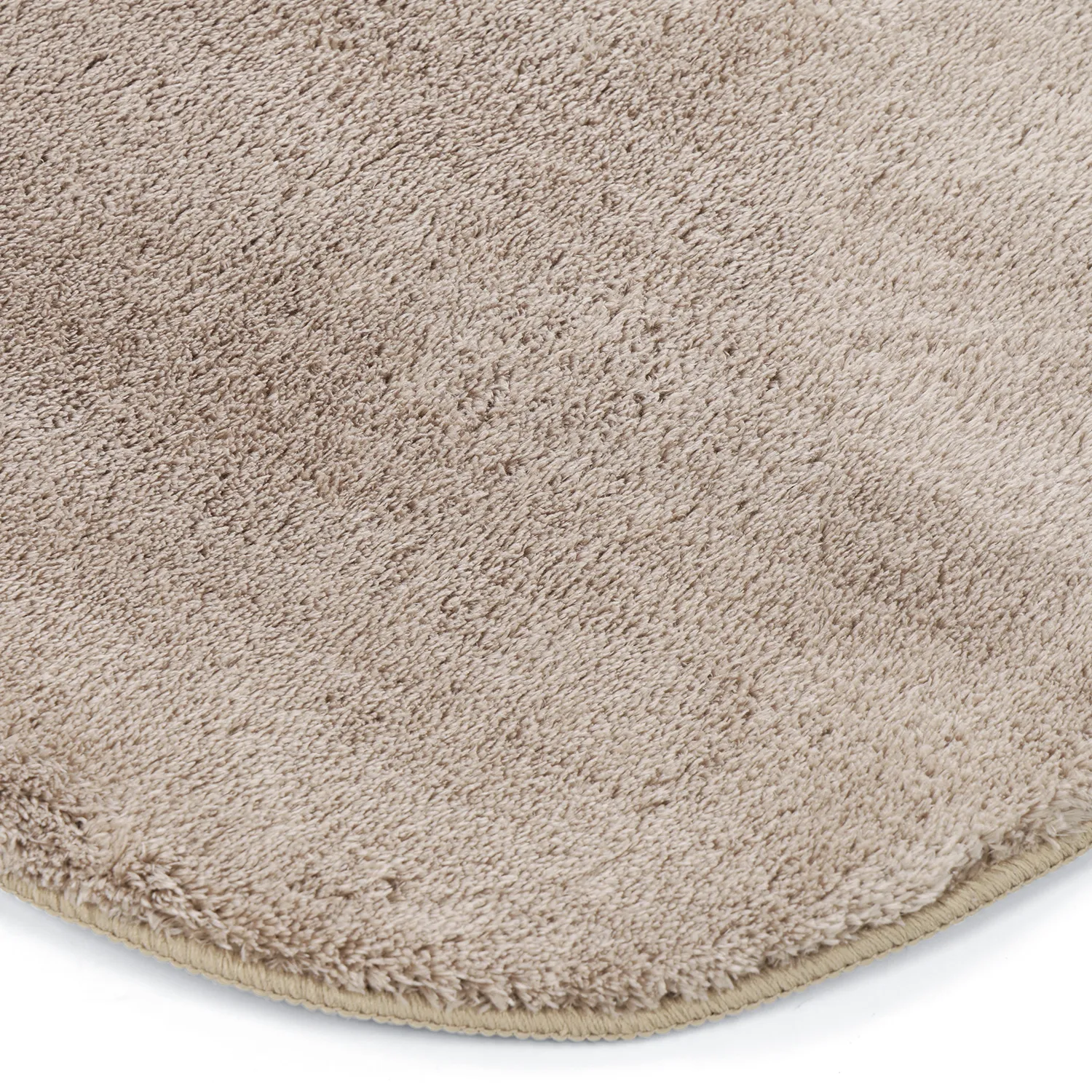 Asymmetrischer Wellen-Hochflor-Teppich - Aranga Super Soft Fur (braun)