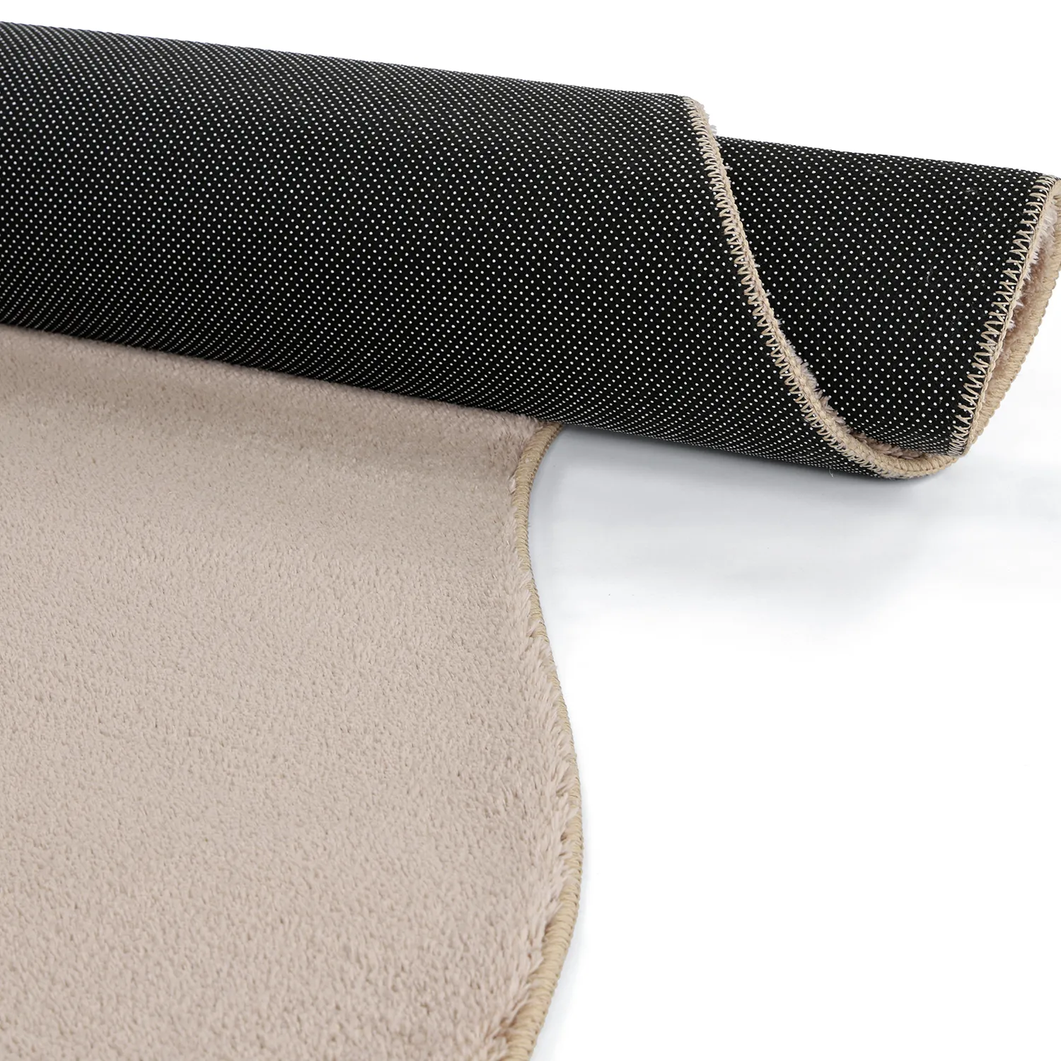 Asymmetrischer Wellen-Hochflor-Teppich - Aranga Super Soft Fur (braun)