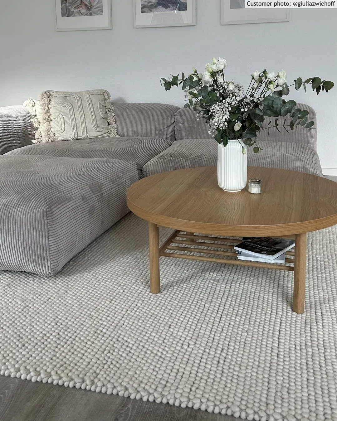 Wollteppich - Avafors Wool Bubble (beige)