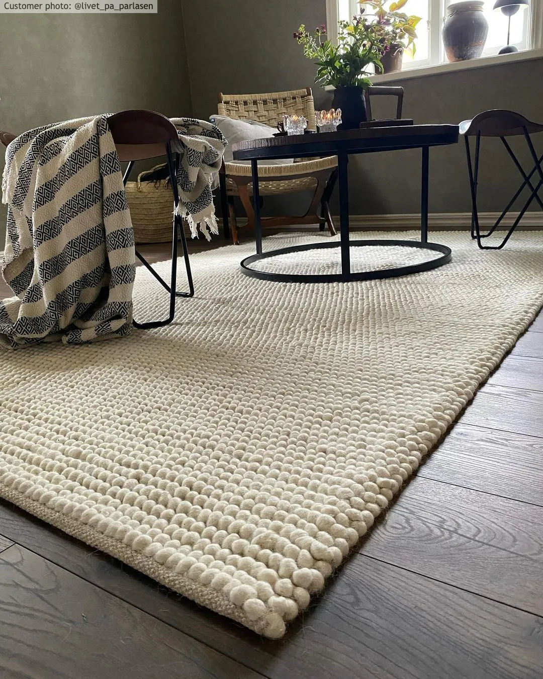 Wollteppich - Avafors Wool Bubble (beige)
