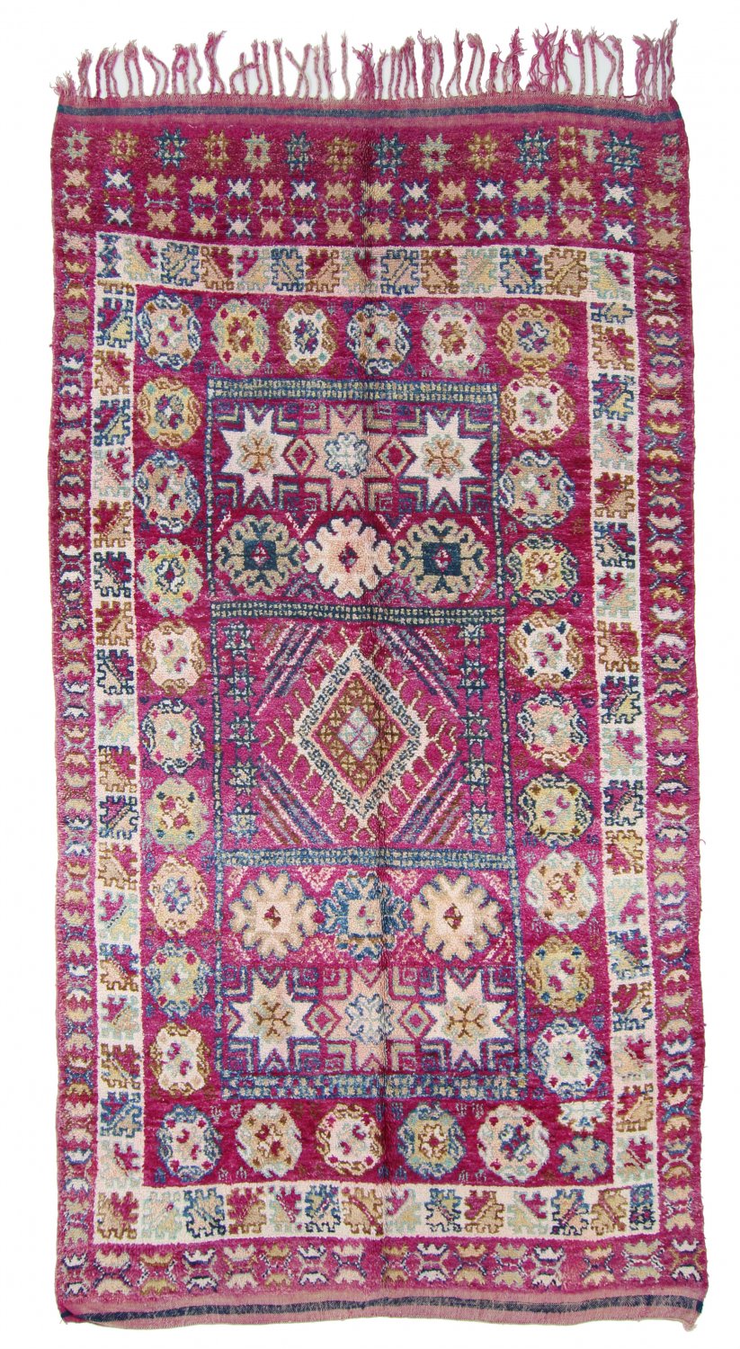 Kelim Marokkanische Berber Teppich Azilal 370 x 190 cm