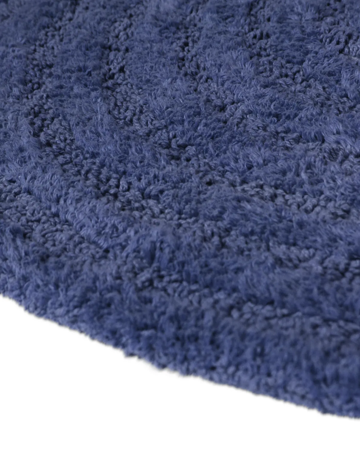 Runder badezimmerteppich - Embla (blau)