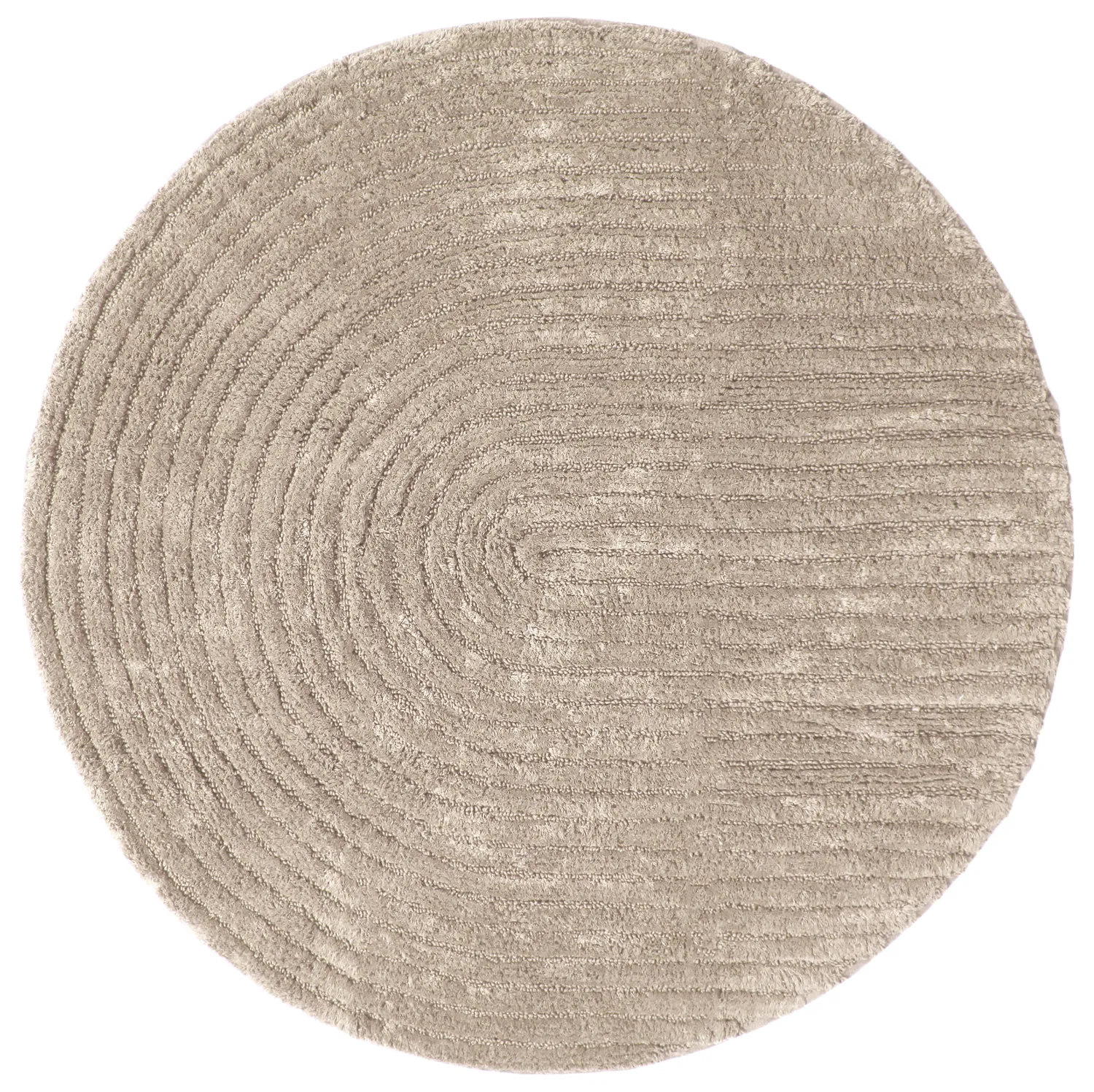Runder badezimmerteppich - Evena (beige)