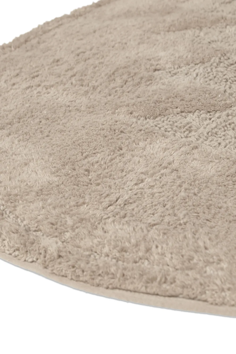 Ovaler badezimmerteppich - Gertie (beige)