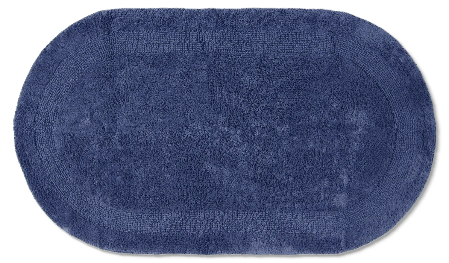 Ovaler badezimmerteppich - Nila (blau)