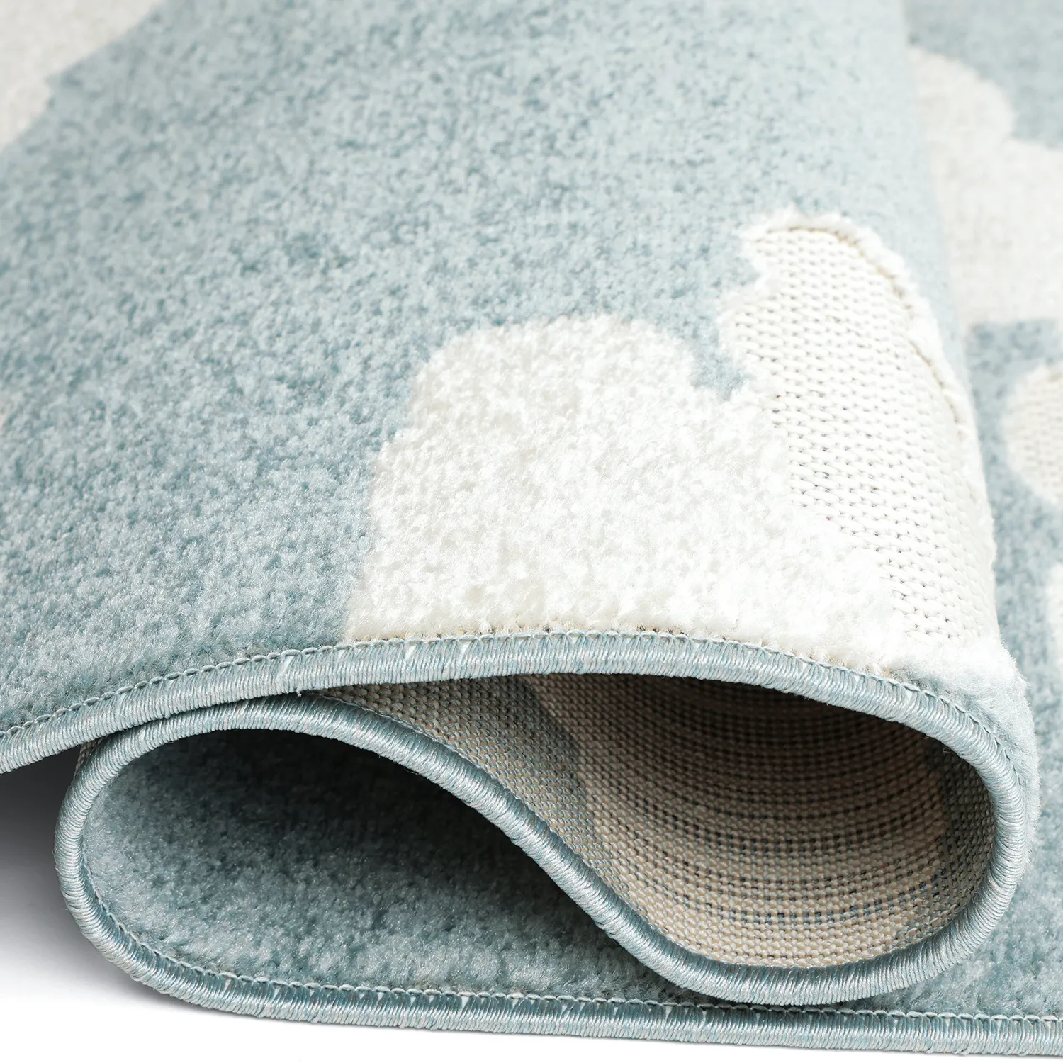 Kinderteppich - Cloudy Sky (blau)