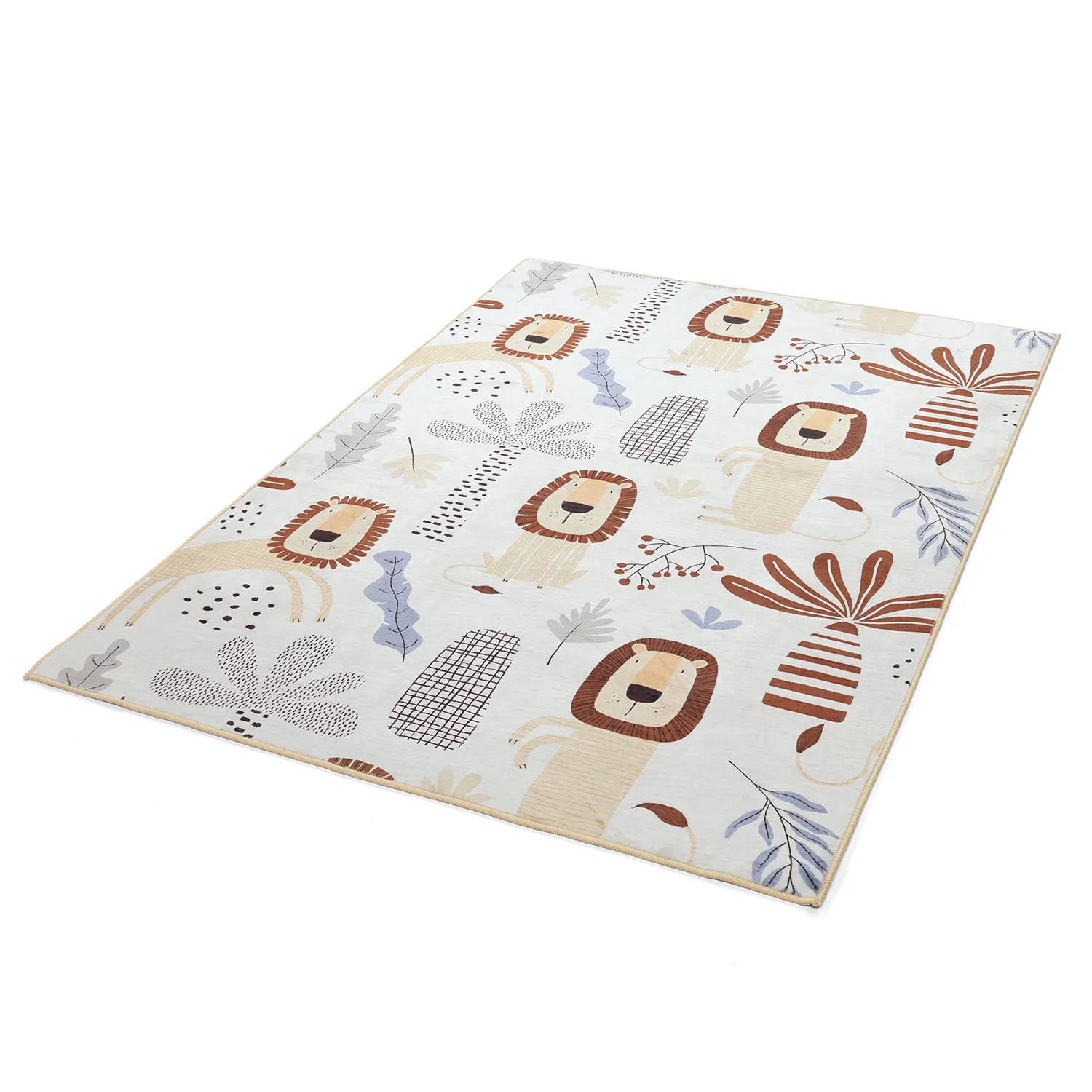 Kinderteppich - Lion Friends (beige)