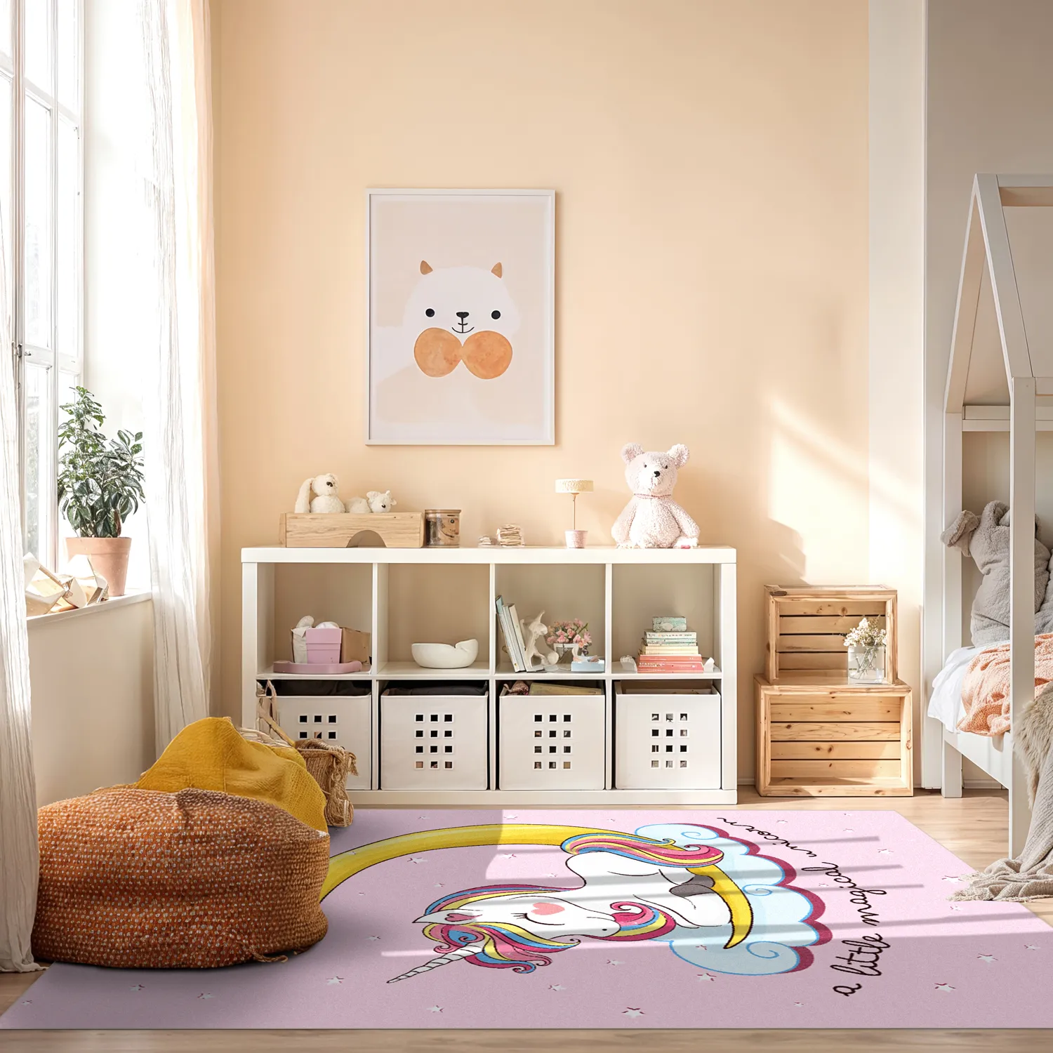 Kinderteppich - Magical Unicorn (rosa)