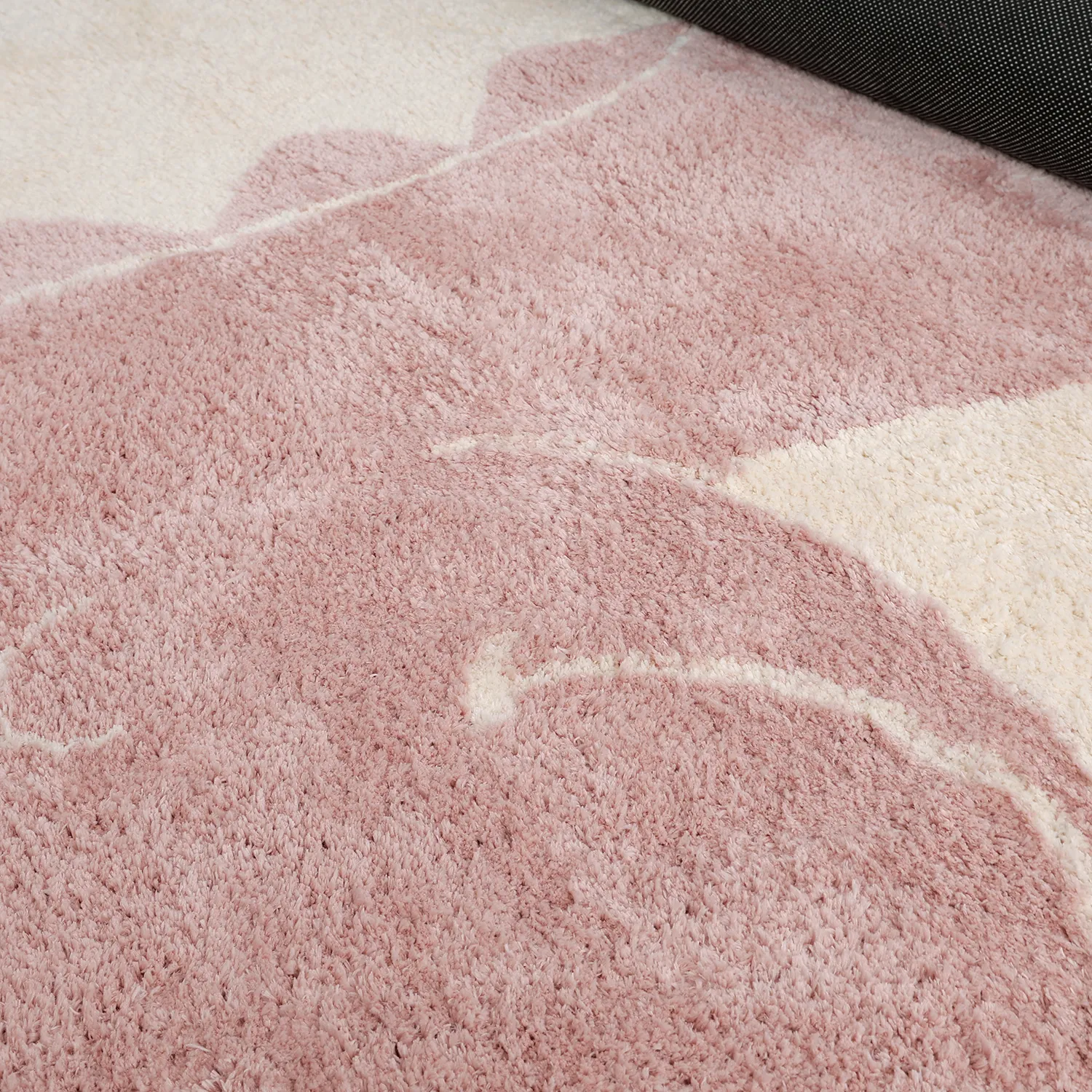 Kinderteppich - Soft Dino (creme/rosa)