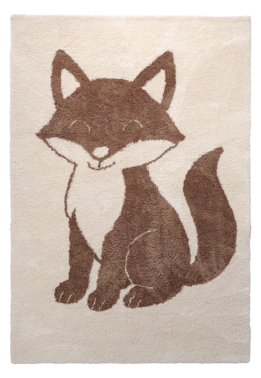 Kinderteppich - Soft Fox (creme/braun)