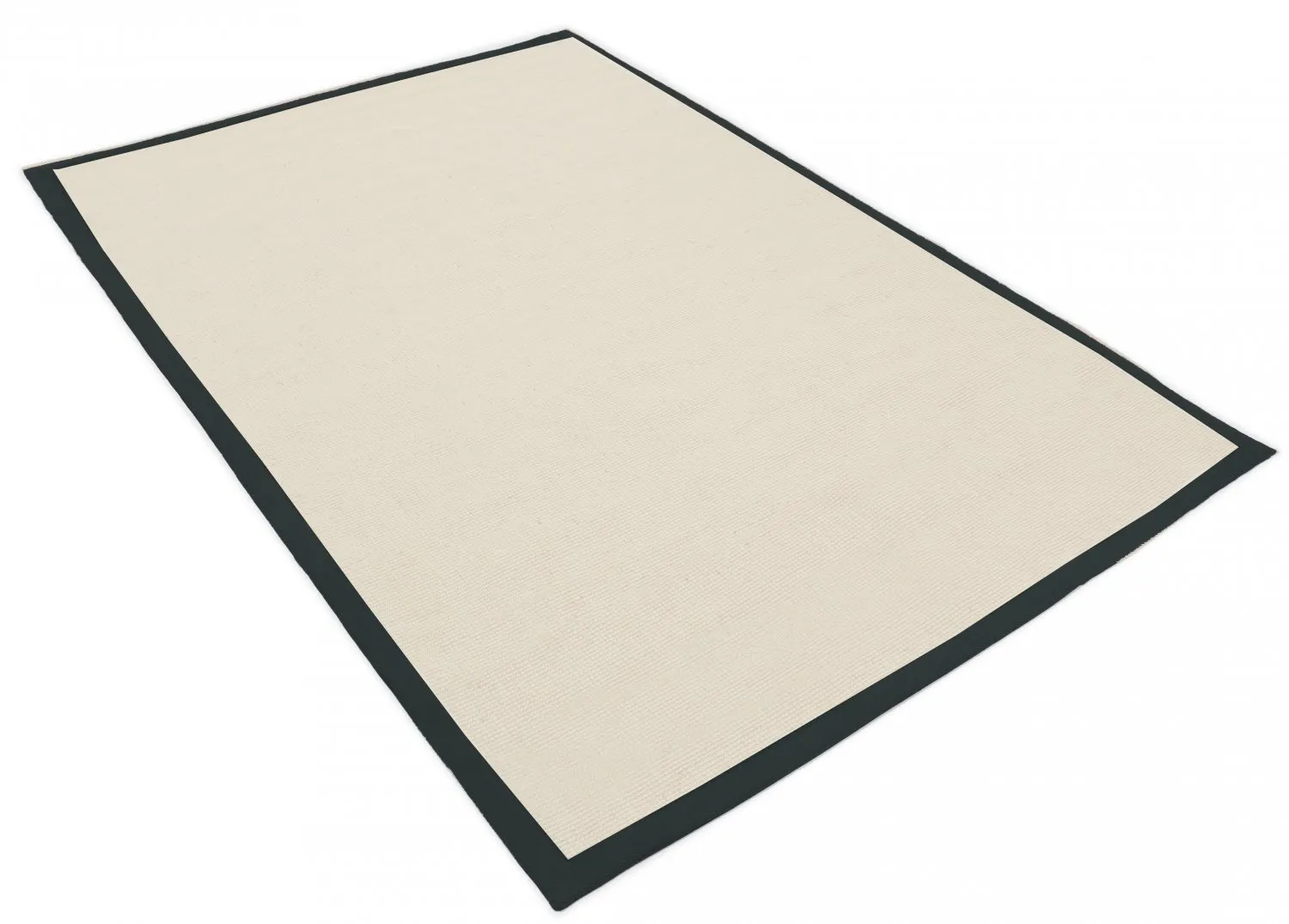 Sisal-Teppich - Agave (schwarz/offwhite)