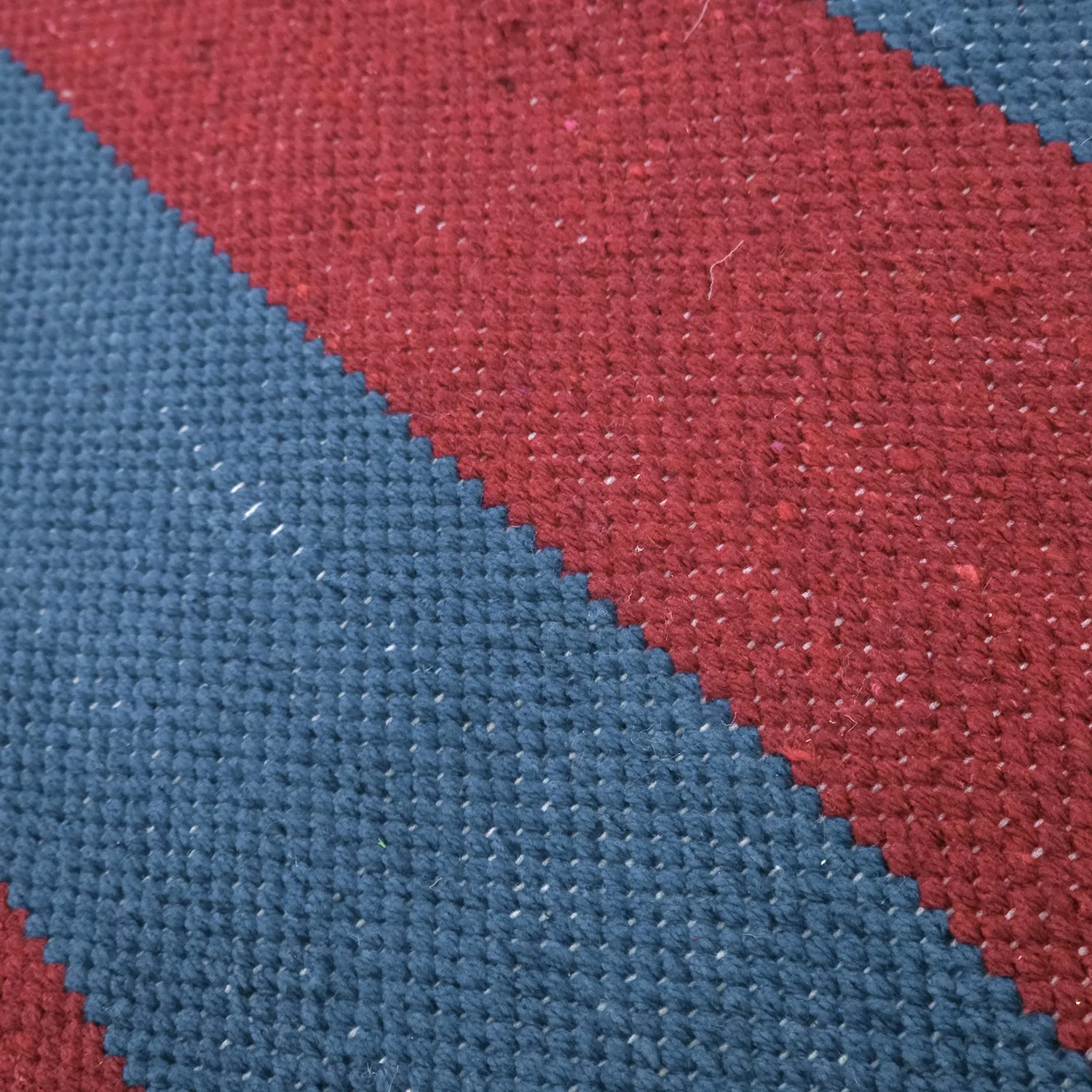 Baumwollteppich - Nilo (rot/blau)