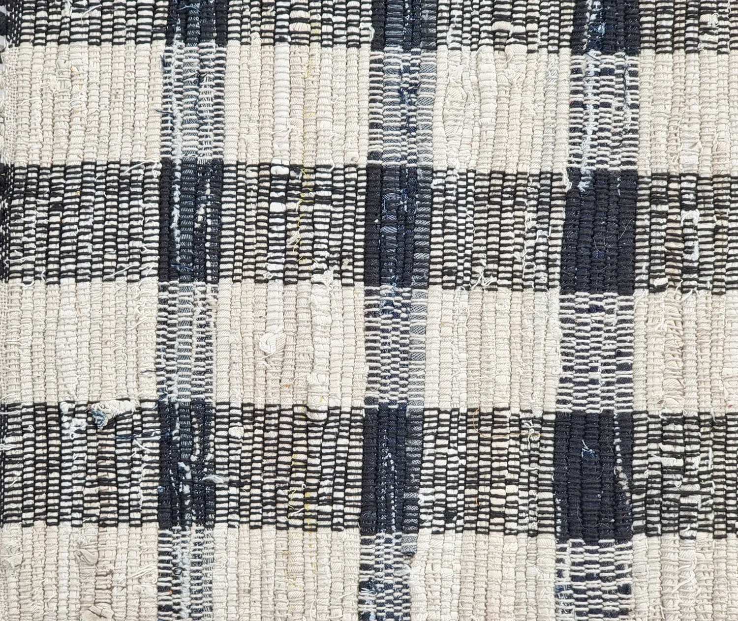 Baumwollteppich - Noomi (schwarz)
