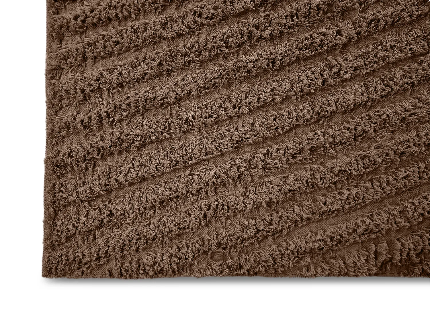 Hochflorteppiche - Kendra Natural Cotton Shaggy (braun)