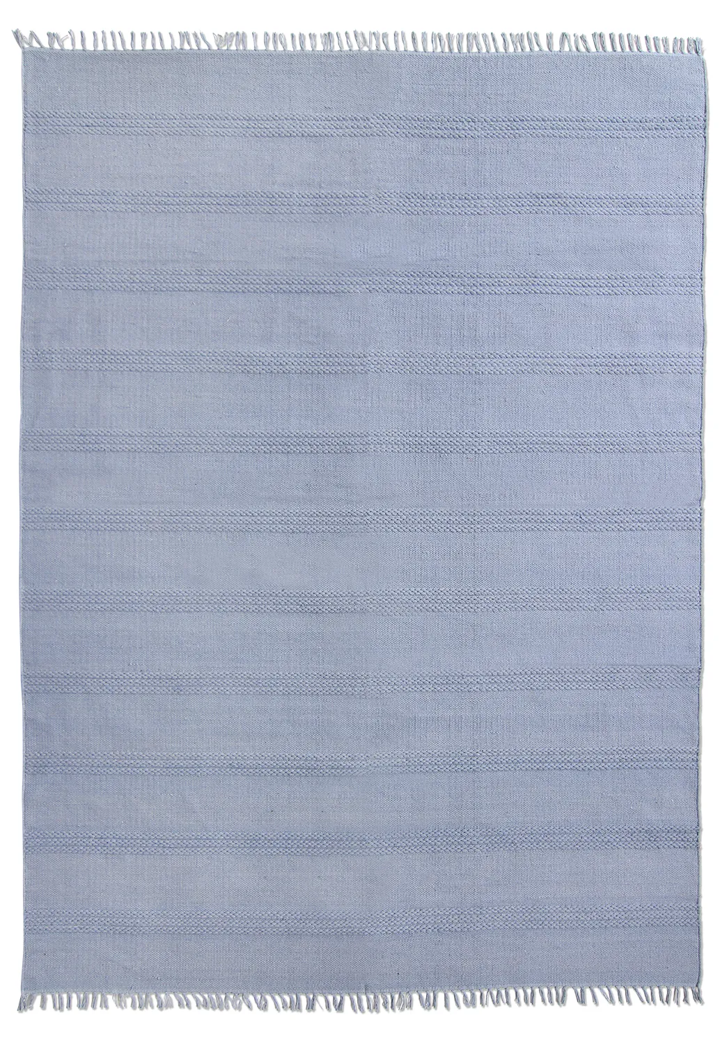 Baumwollteppich - Lilje (blau)