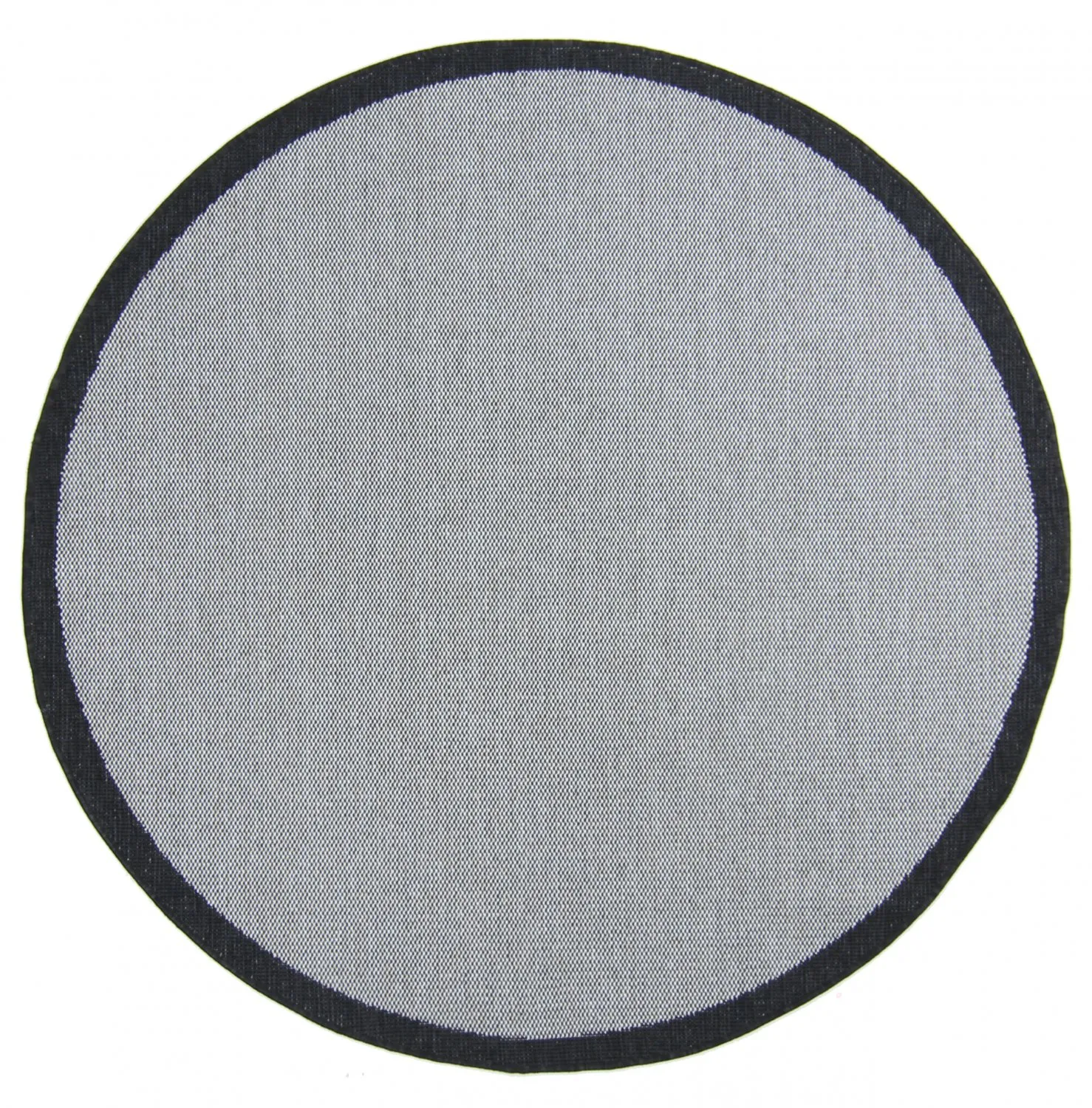 Rund Teppich - Sortelha (schwarz)