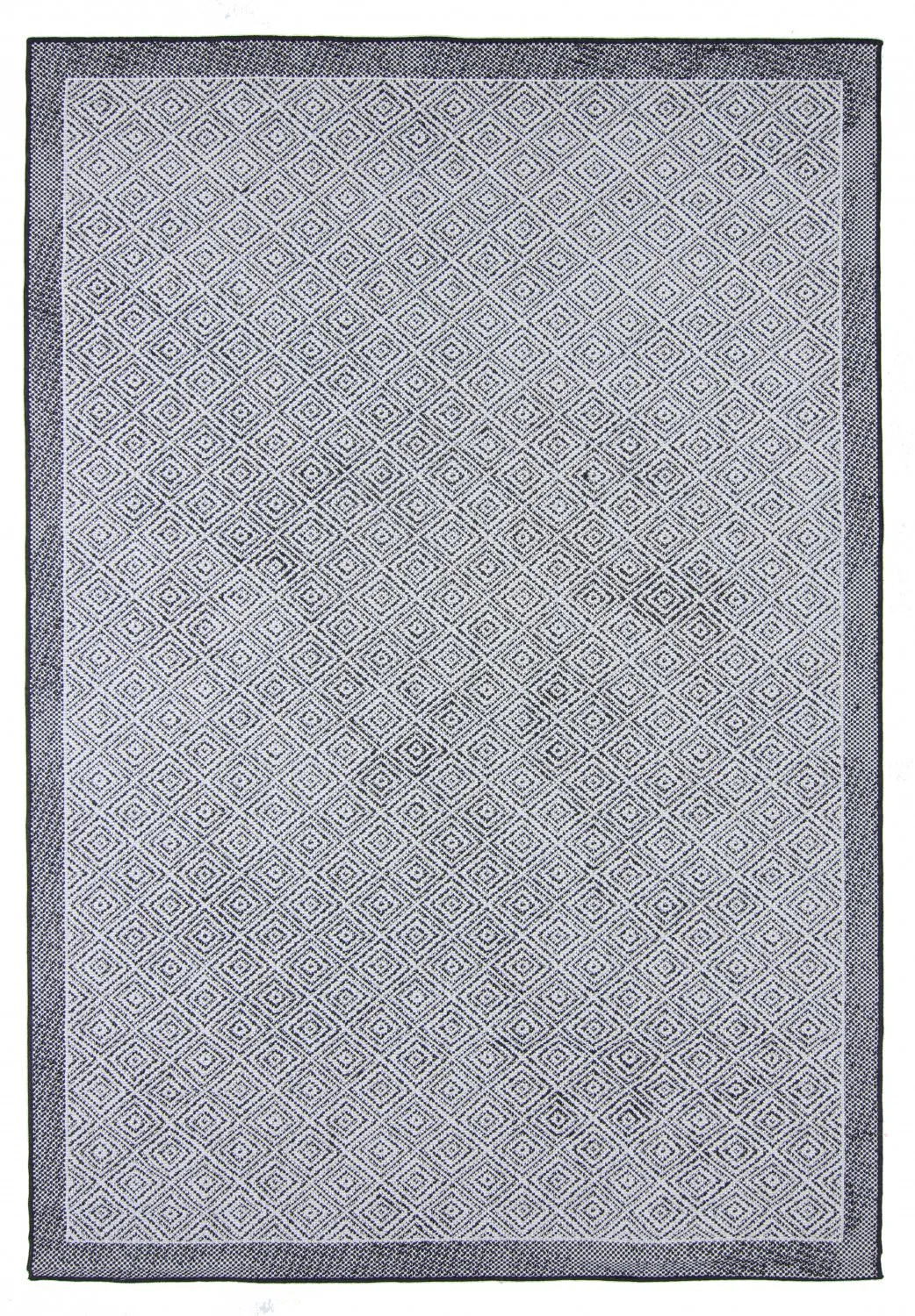 Teppich für innen und außen - Monsaraz (schwarz)