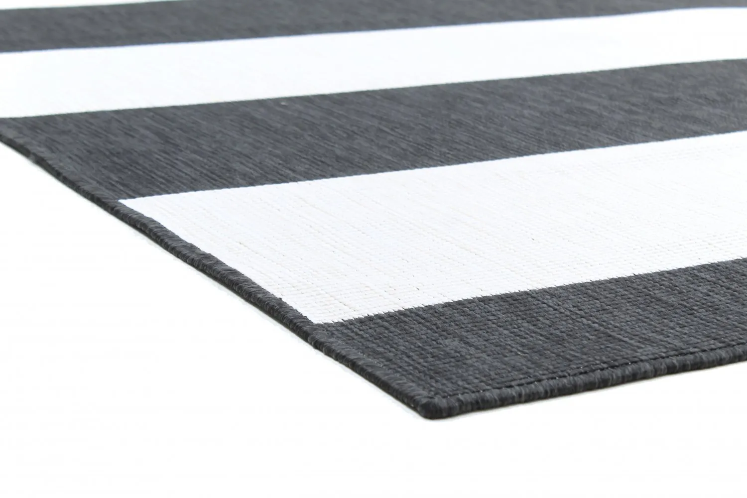 Teppich für innen und außen - Santana (schwarz)