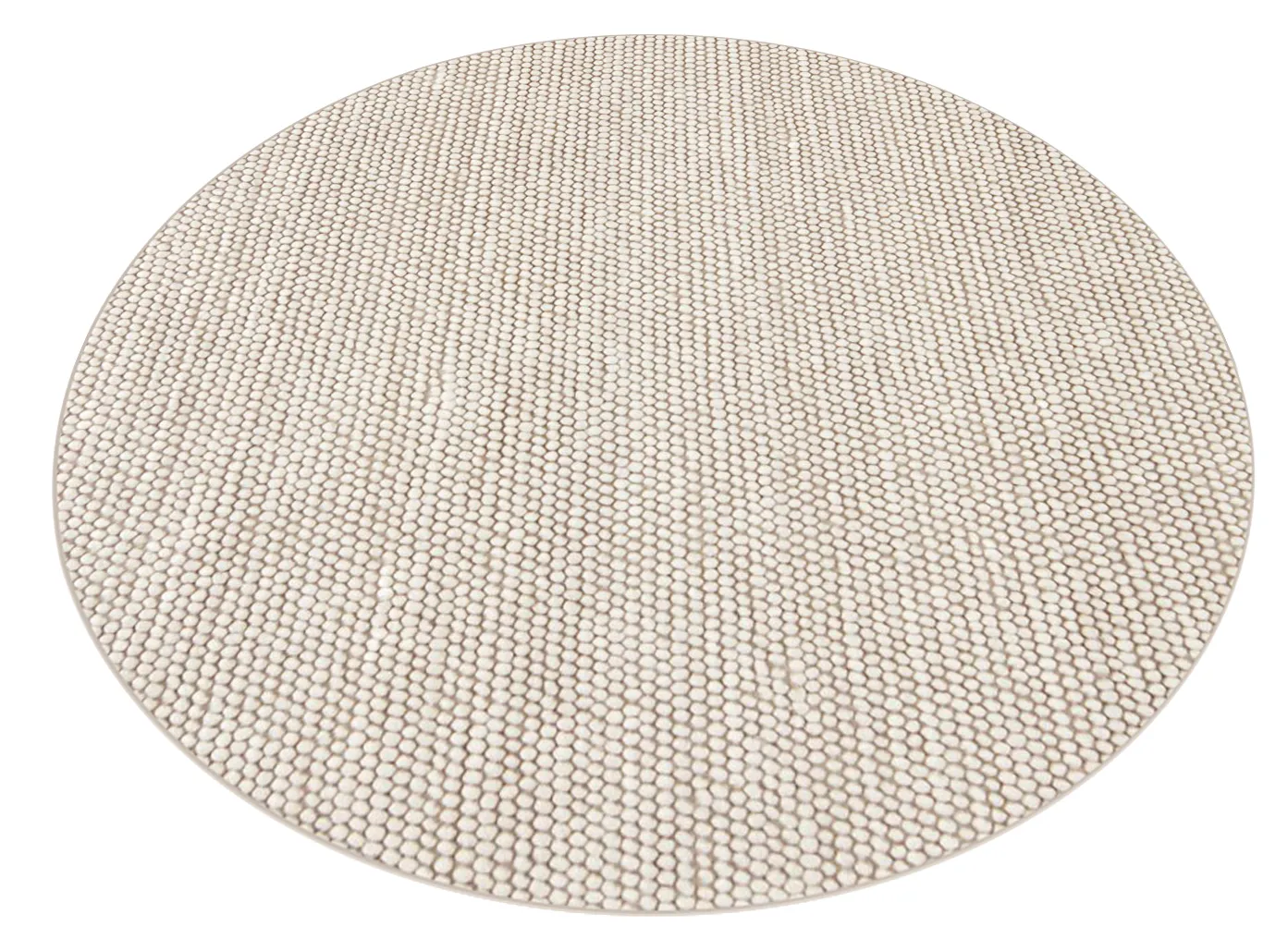 Runde Teppiche - Avafors Wool Bubble (beige)