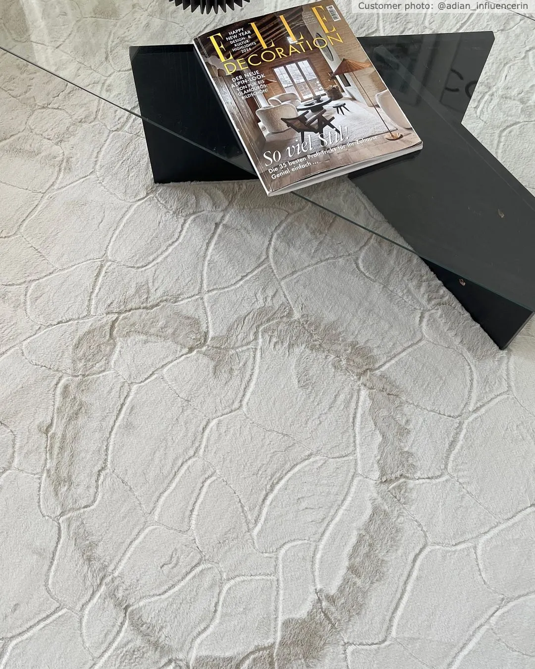 Hochflorteppiche - Cora (offwhite)