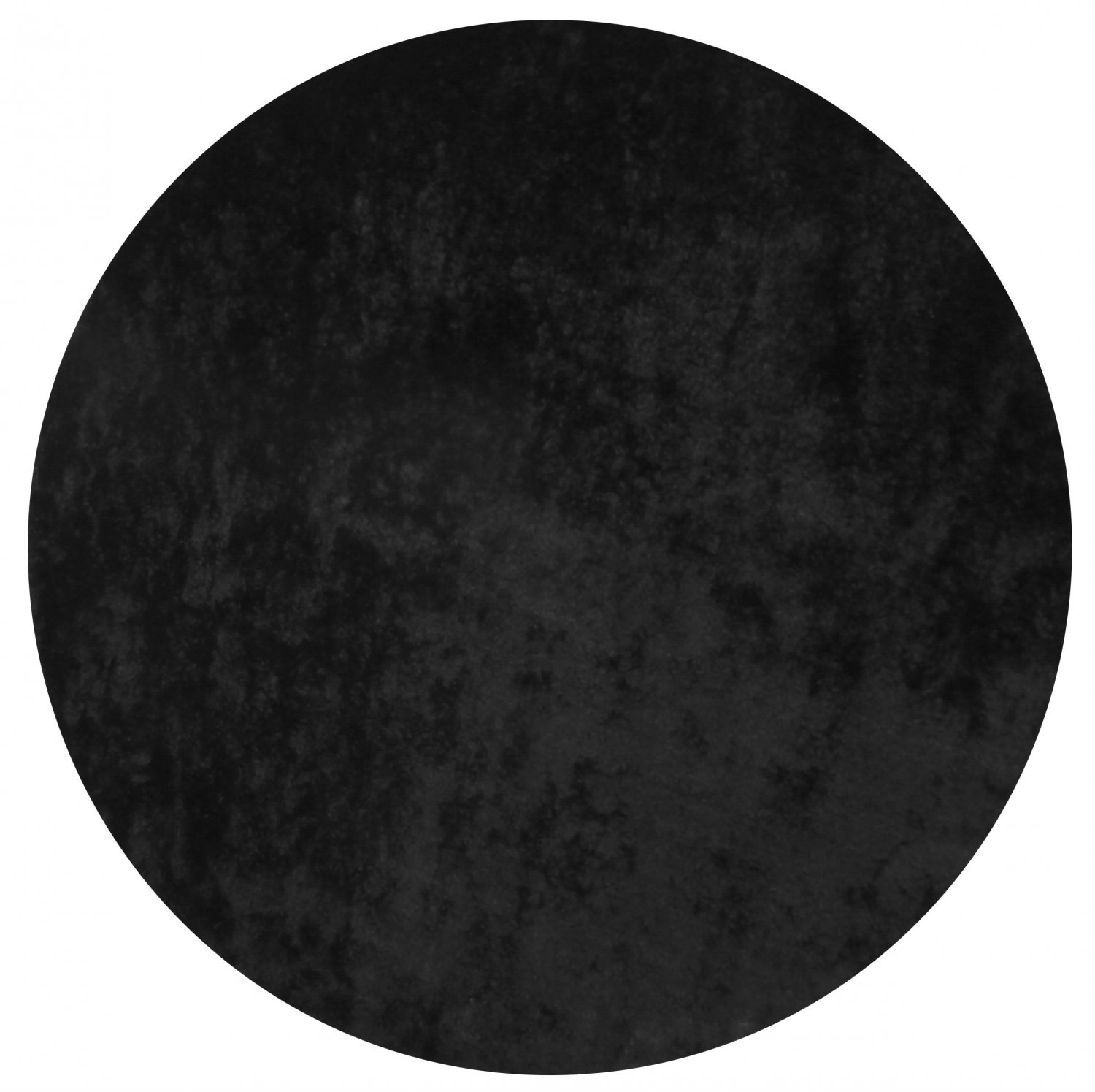Runde Teppiche - Cosy (schwarz)