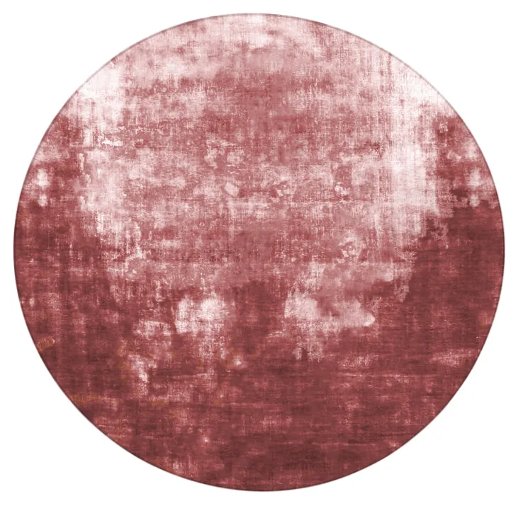 Rund Teppich - Jodhpur Special Luxury Edition (burgund)