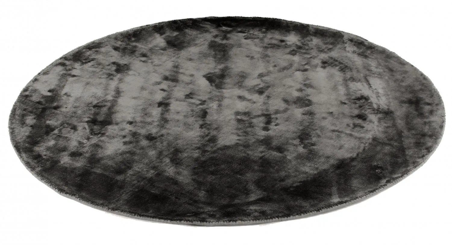 Rund Teppich - Jodhpur Special Luxury Edition (schwarz)