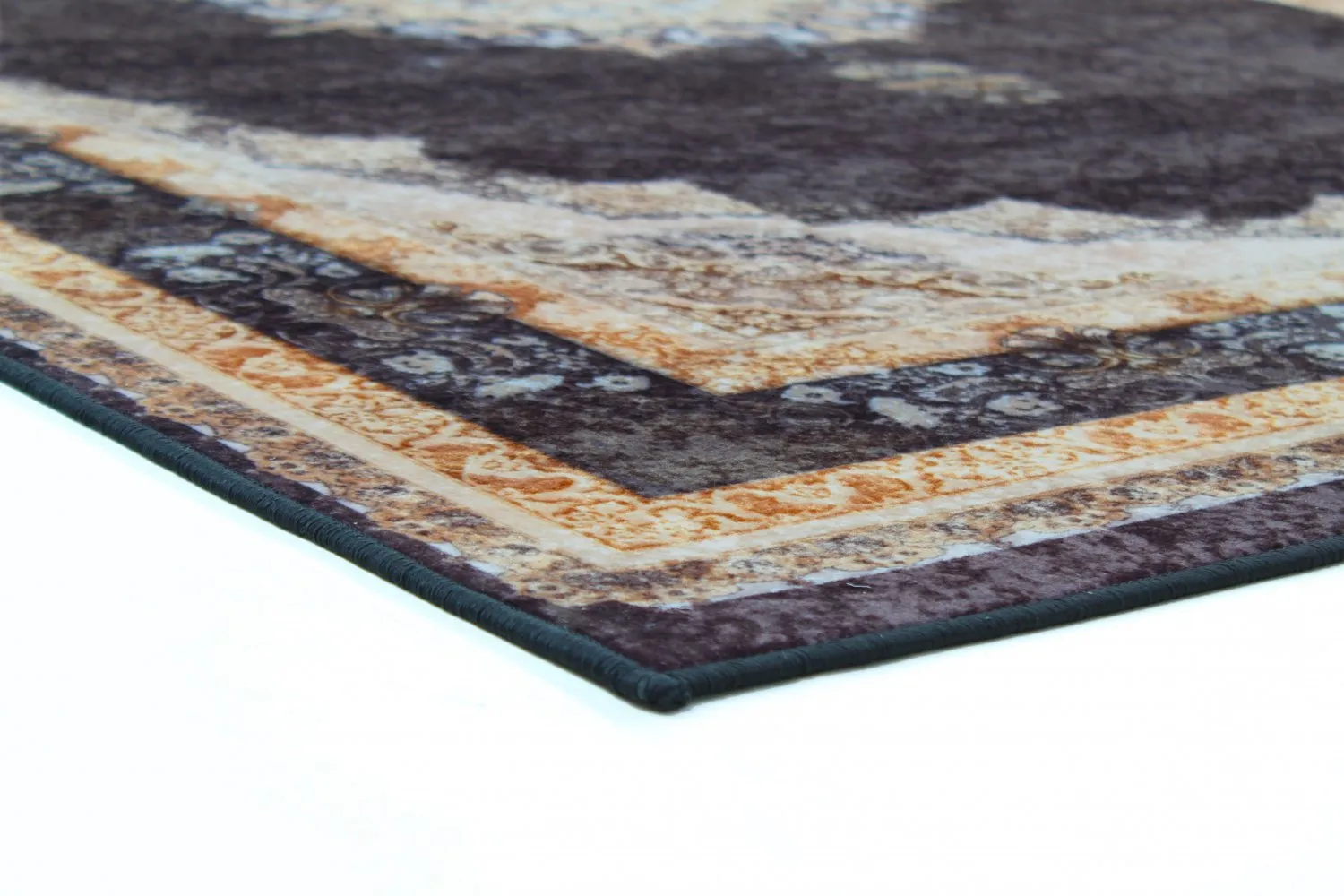 Wilton-Teppich - Lukla (schwarz)