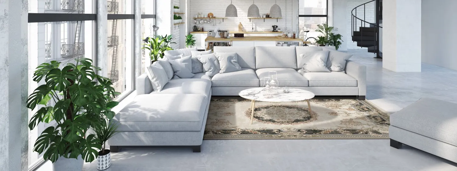 Wilton-Teppich - Marand (grau/beige)