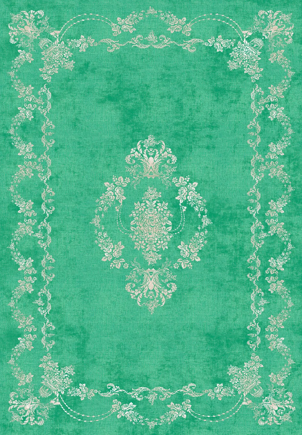 Wilton-Teppich - Taknis (mint)