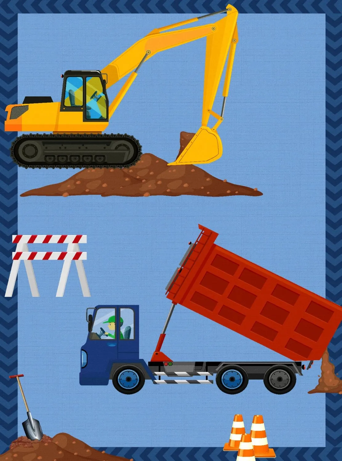 Kinderteppich - Building Site