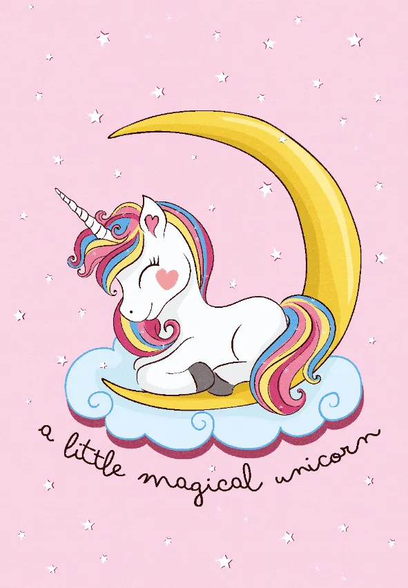 Kinderteppich - Magical Unicorn (rosa)