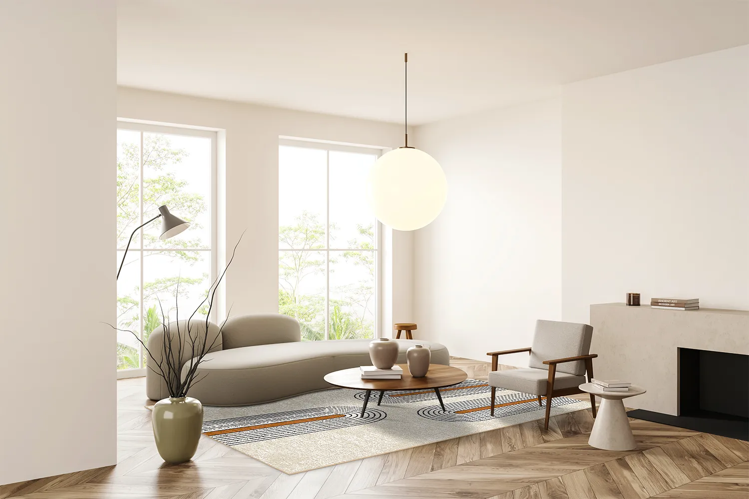 Wilton-Teppich - Larissa (beige/multi)