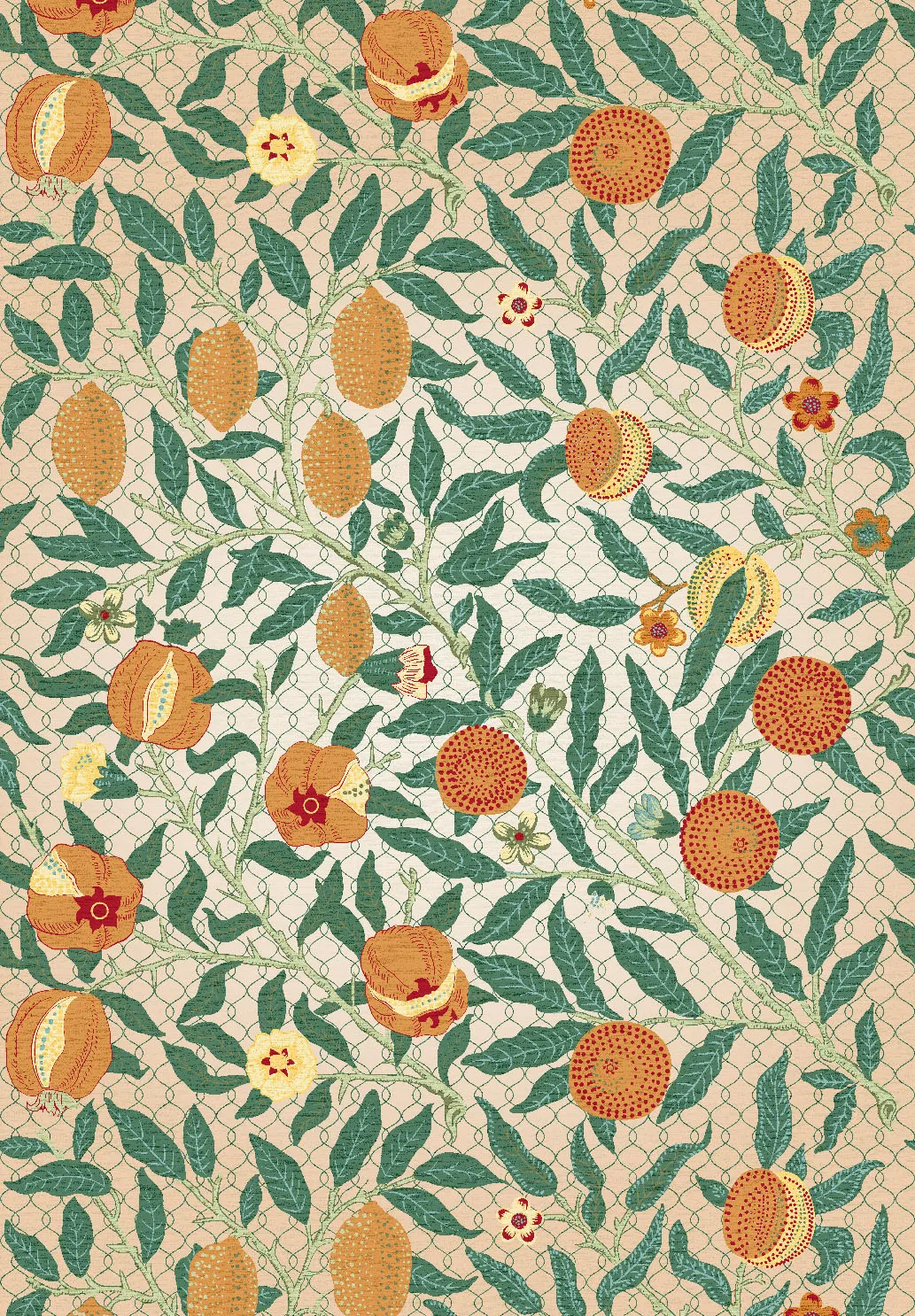 Wilton-Teppich - Cosette (orange/multi)