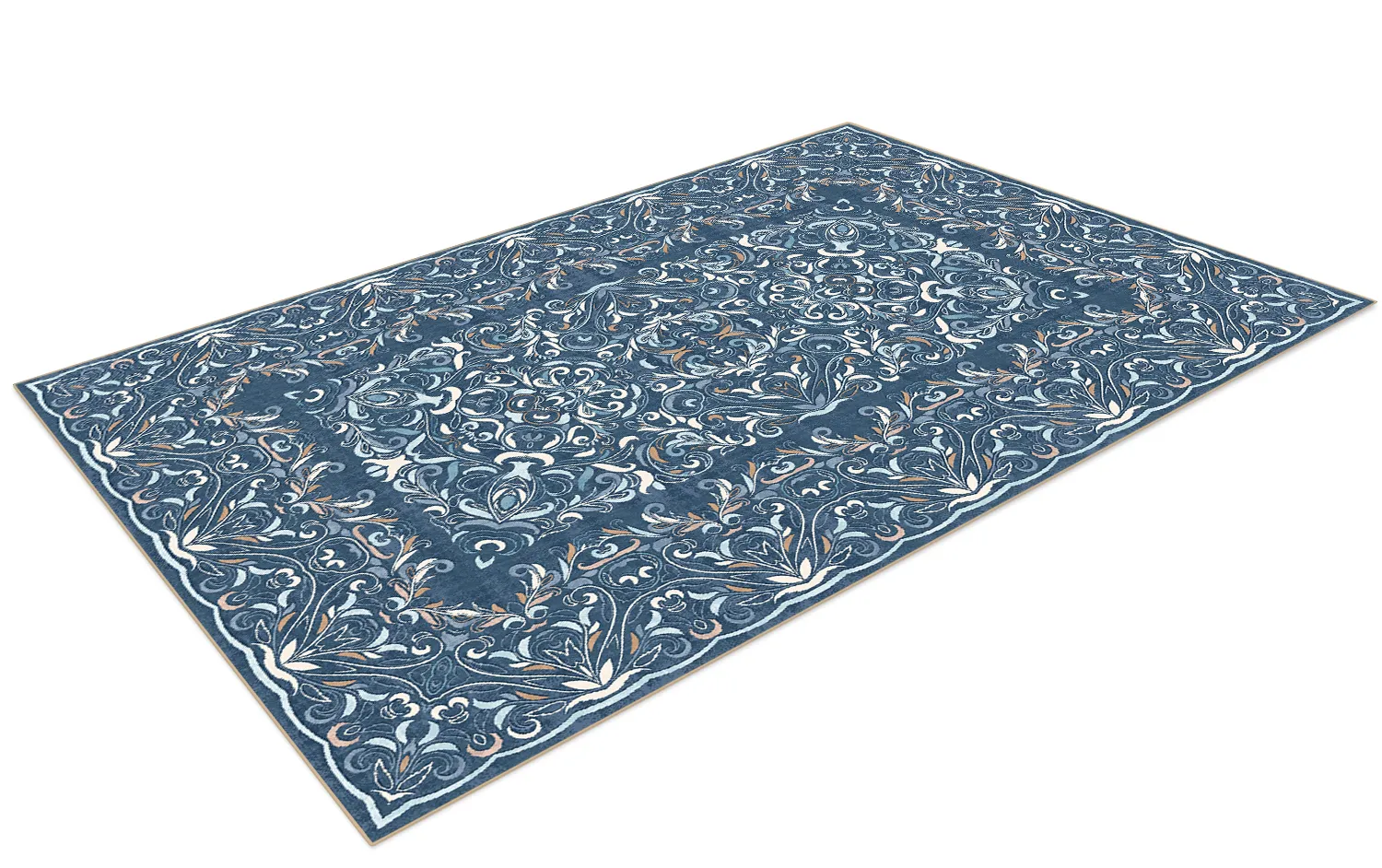 Wilton-Teppich - Cordelia (blau)