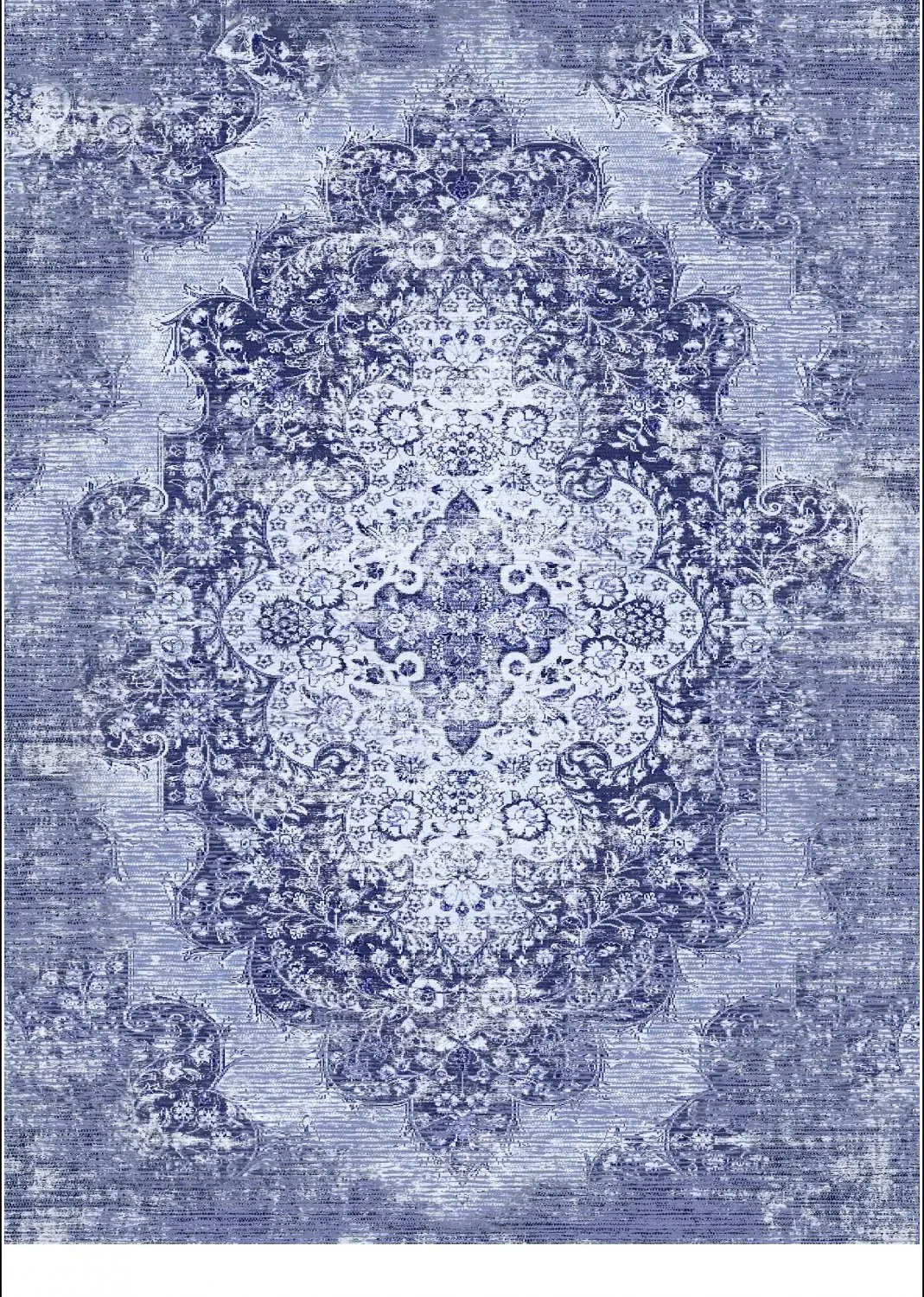 Wilton-Teppich - Badem (blau)