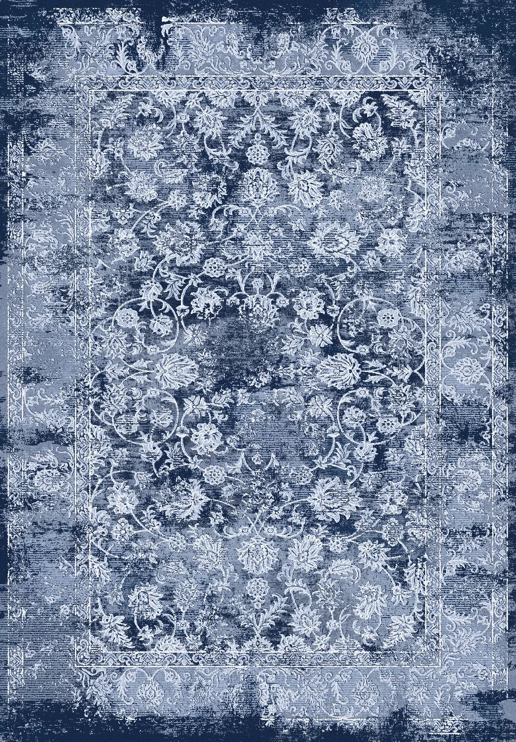 Wilton-Teppich - Amaya (blau)