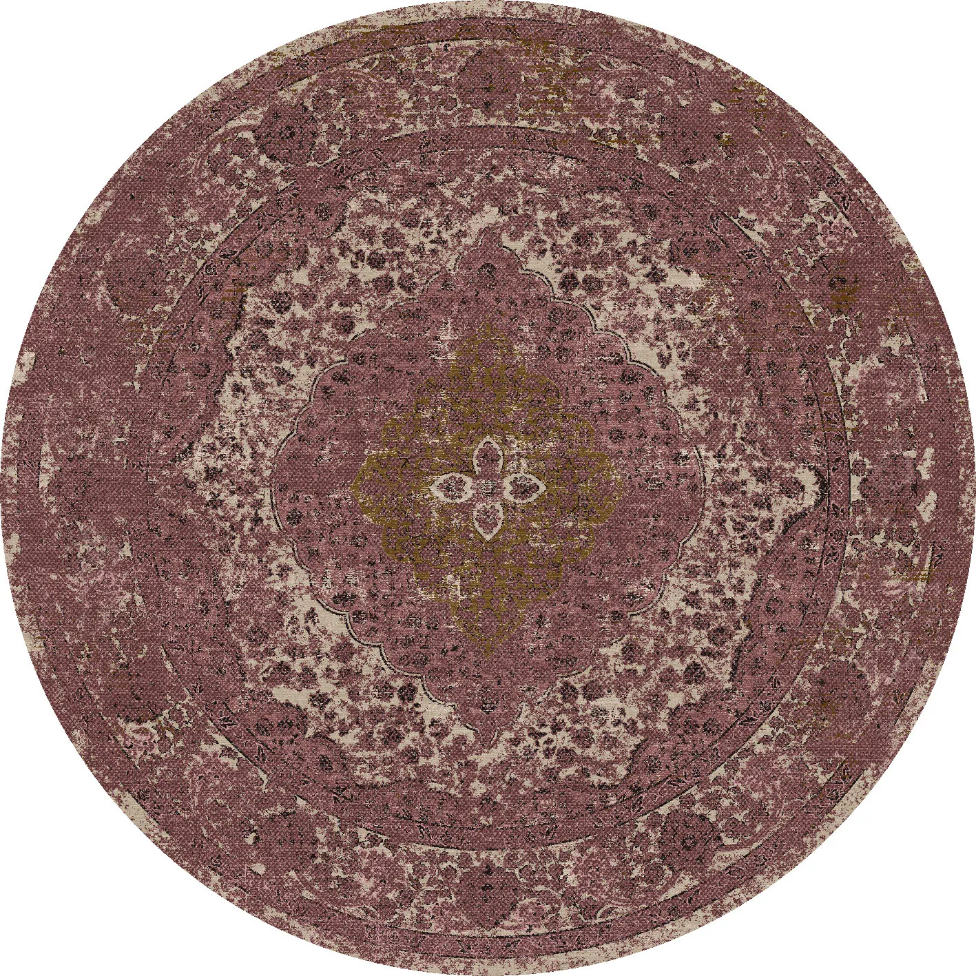 Rund Teppich - Lainey (rot)