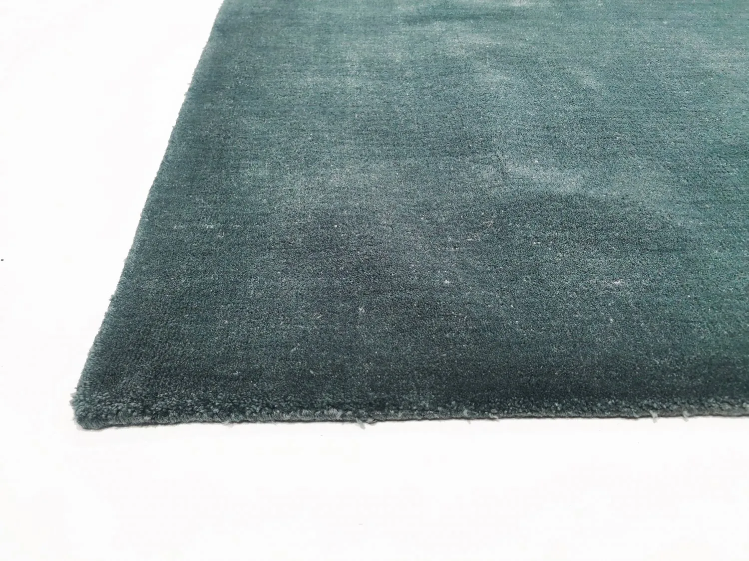 Recycled PET with viscose look (stahlblau)