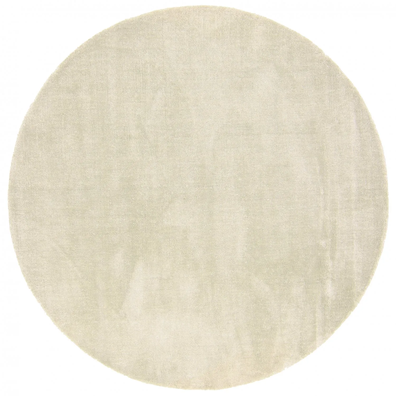 Rund Teppich - Recycled PET with viscose look (mint)