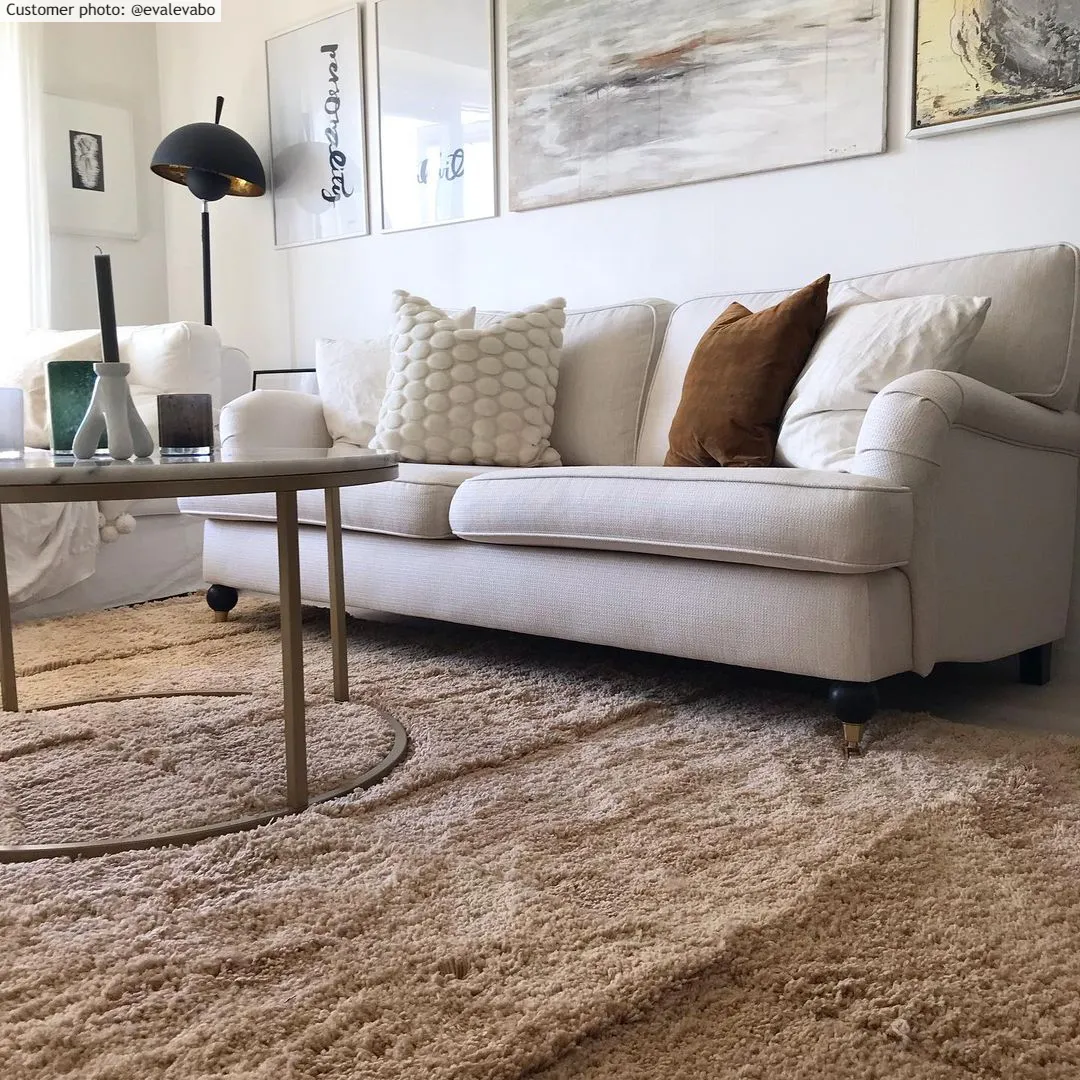 Hochflorteppiche - Cannes (beige)