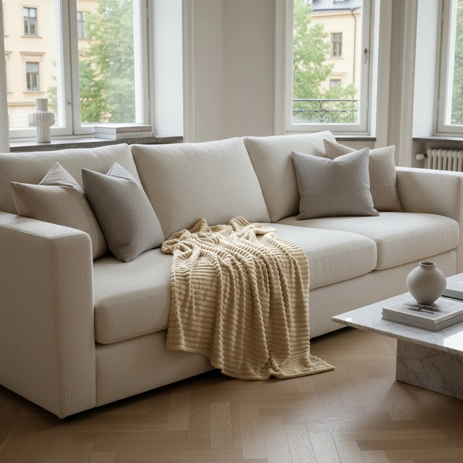Decken - Haines Blanket (beige)