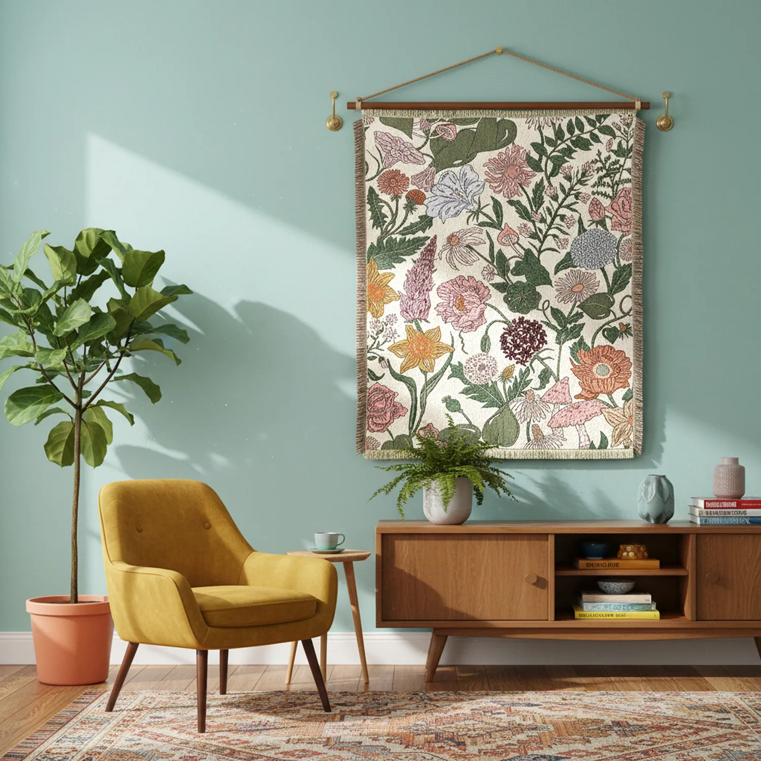 Decken - Fiori Tapestry Blanket (mehrfarbig)