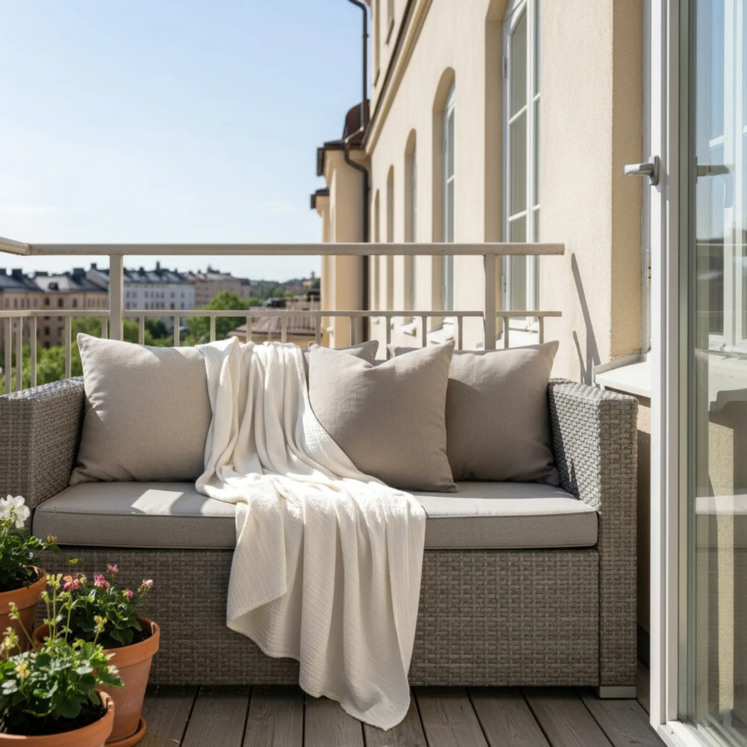 Decken - Vanja Throw (creme)