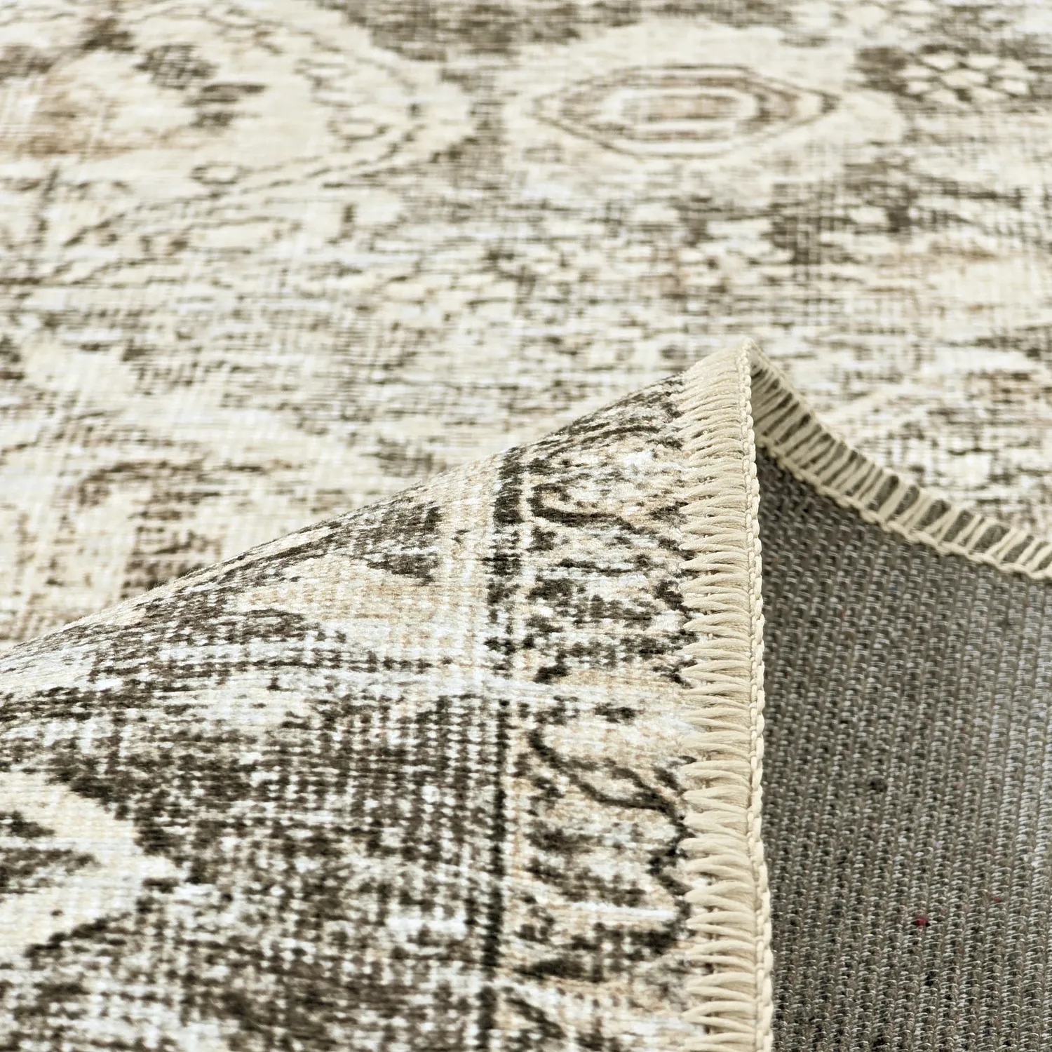 Flachgewebter Teppich - Alvand (schwarz)