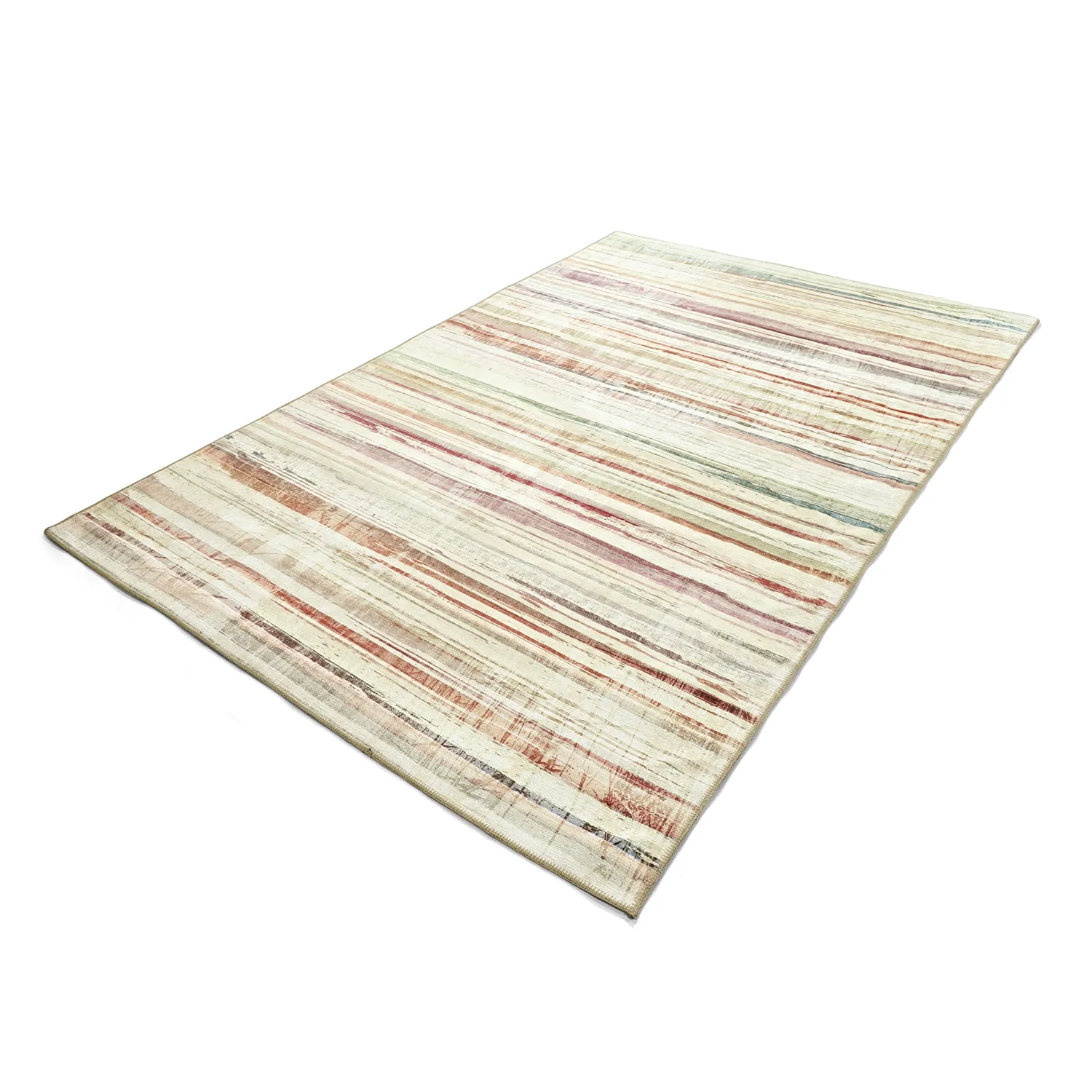 Flachgewebter Teppich - Delara (beige/mehrfarbig)