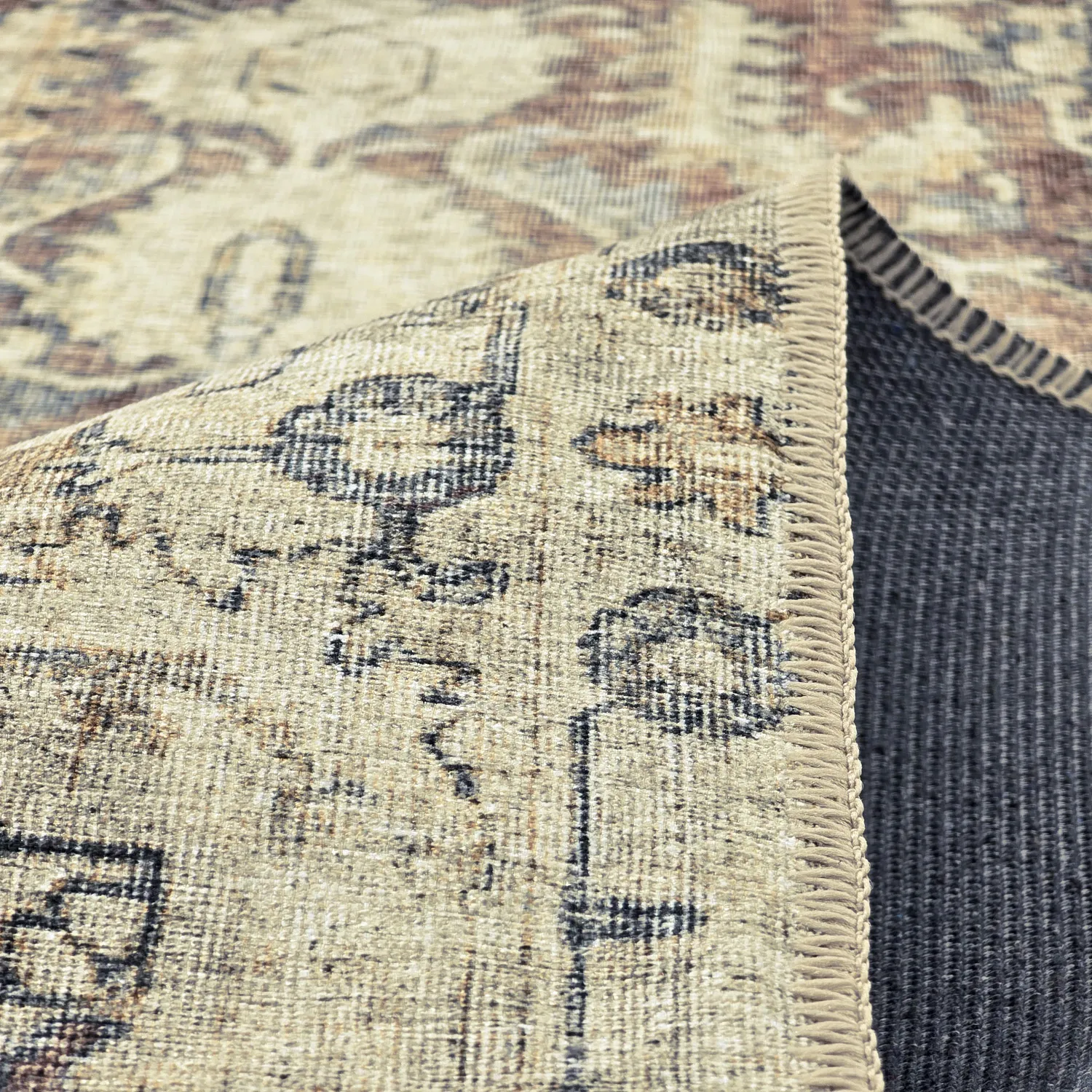 Flachgewebter Teppich - Delvar (beige)