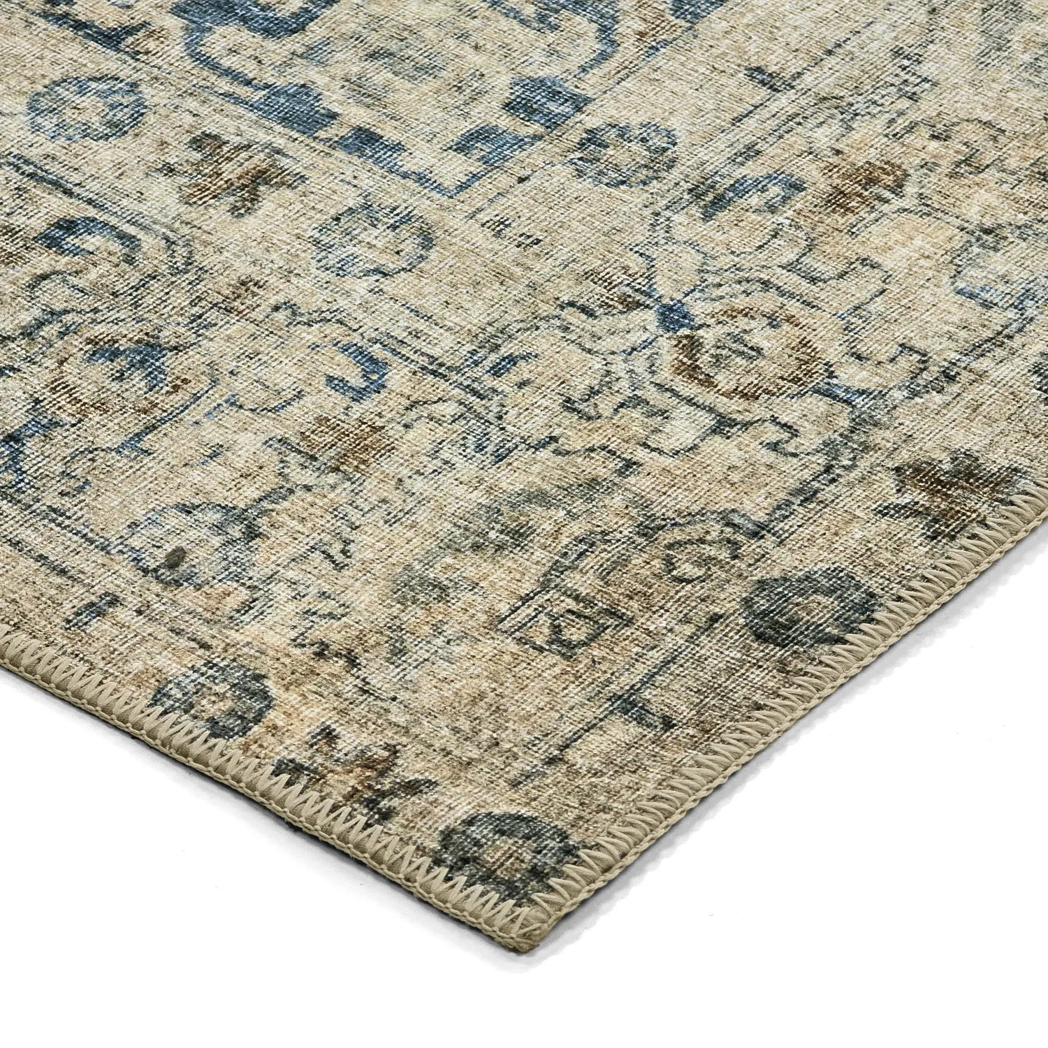 Flachgewebter Teppich - Delvar (blau)